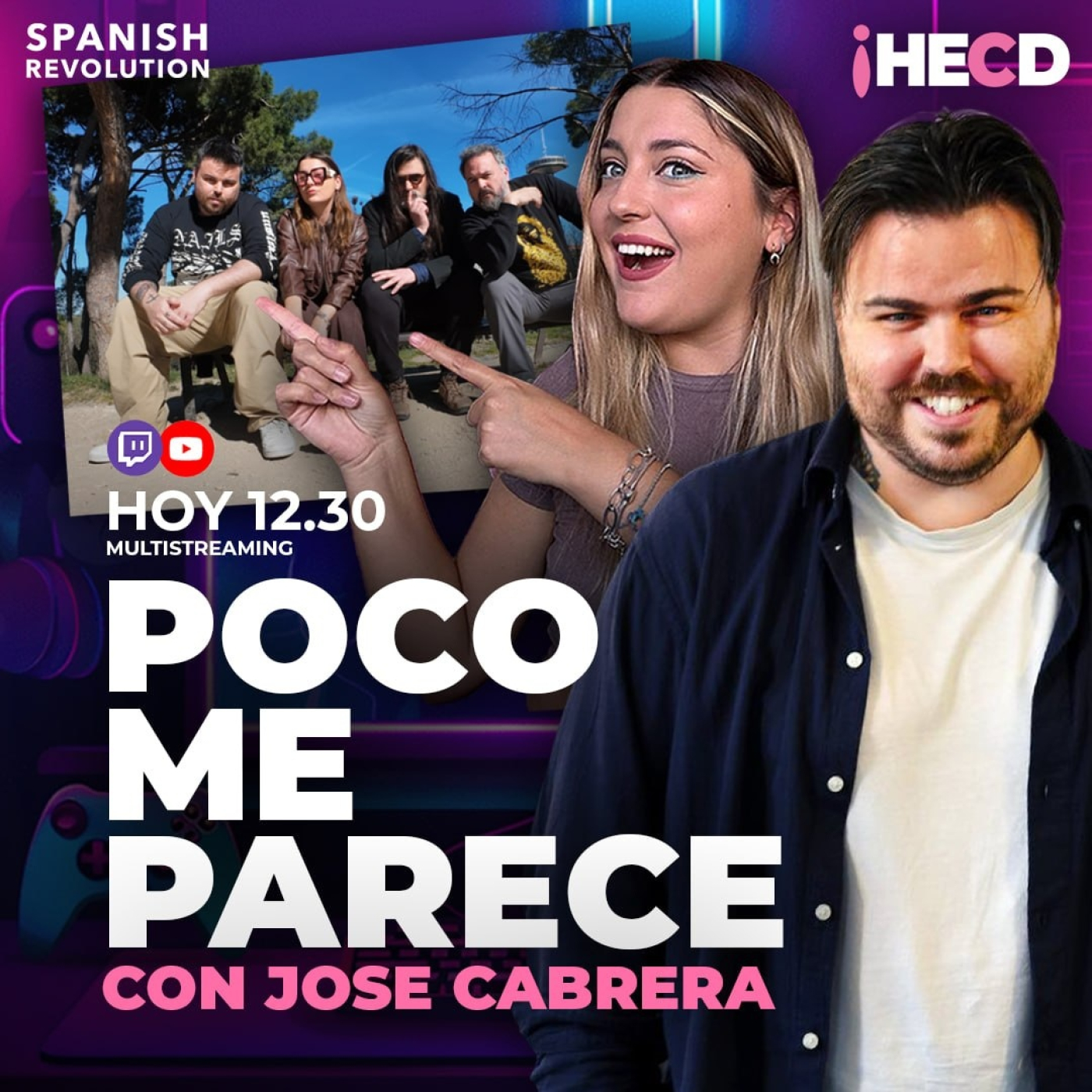 HECD! 596 Marina Lobo presenta: 'POCO ME PARECE' + Vito Quiles se convierte en Cacas Quiles + Trump