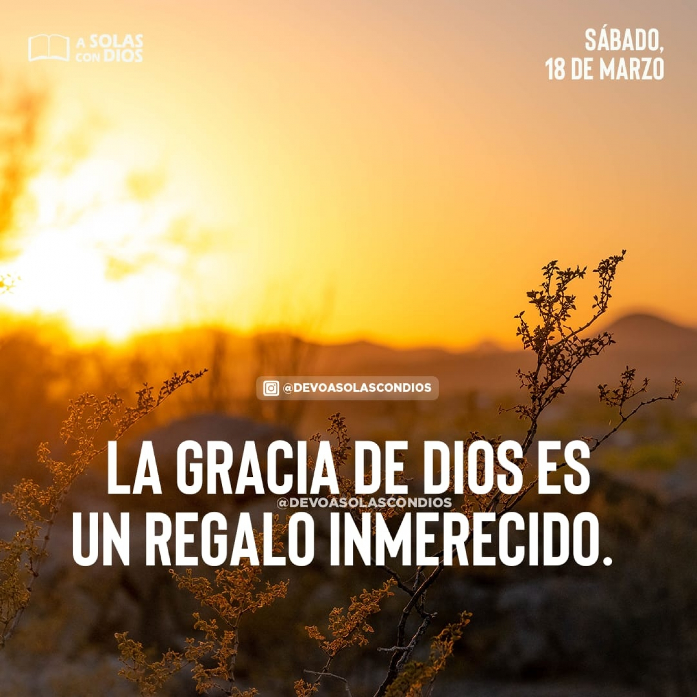 A Solas con Dios