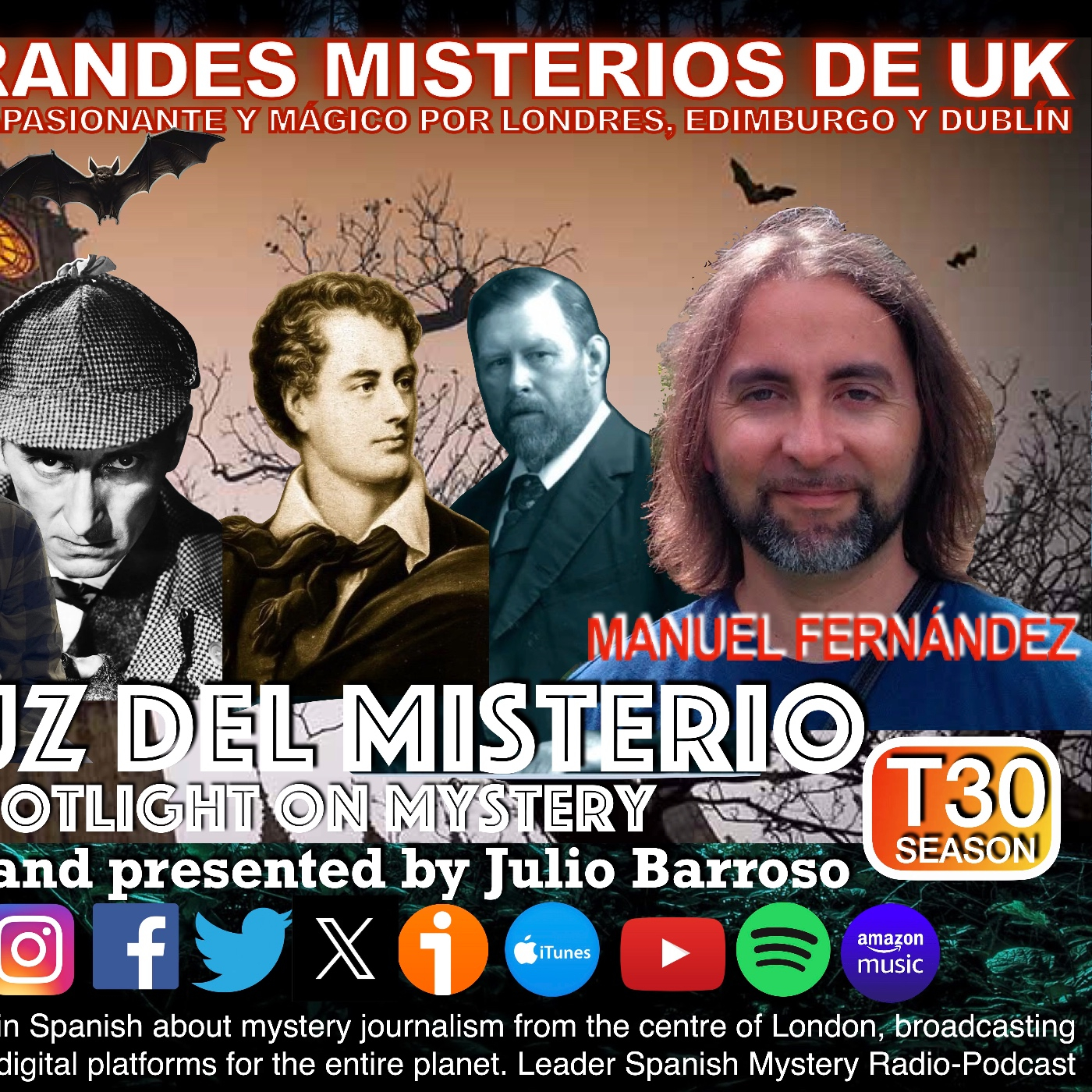 Los grandes misterios de UK. Un recorrido apasionante y mágico por Londres, Edimburgo y Dublín con Manuel Fernández