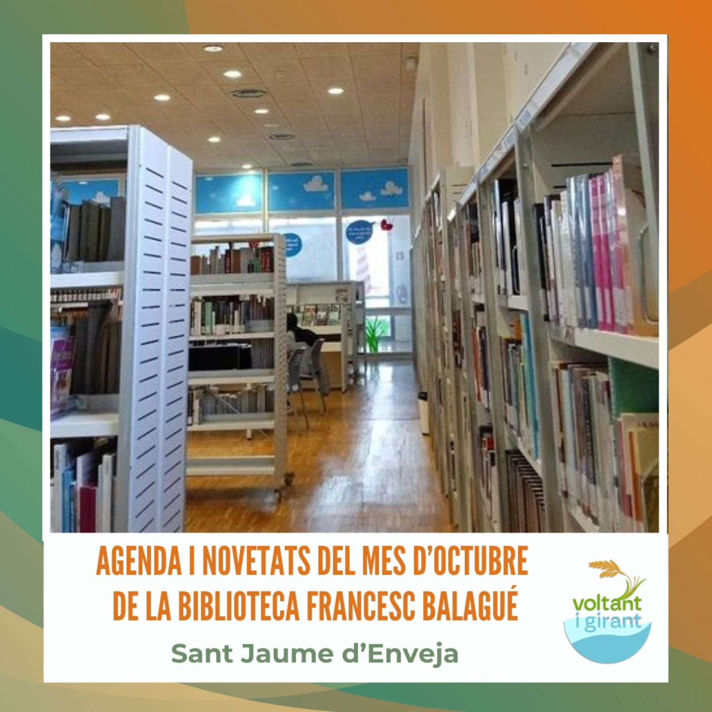 Agenda i novetats del mes d’octubre de la Biblioteca Francesc Balagué episode artwork
