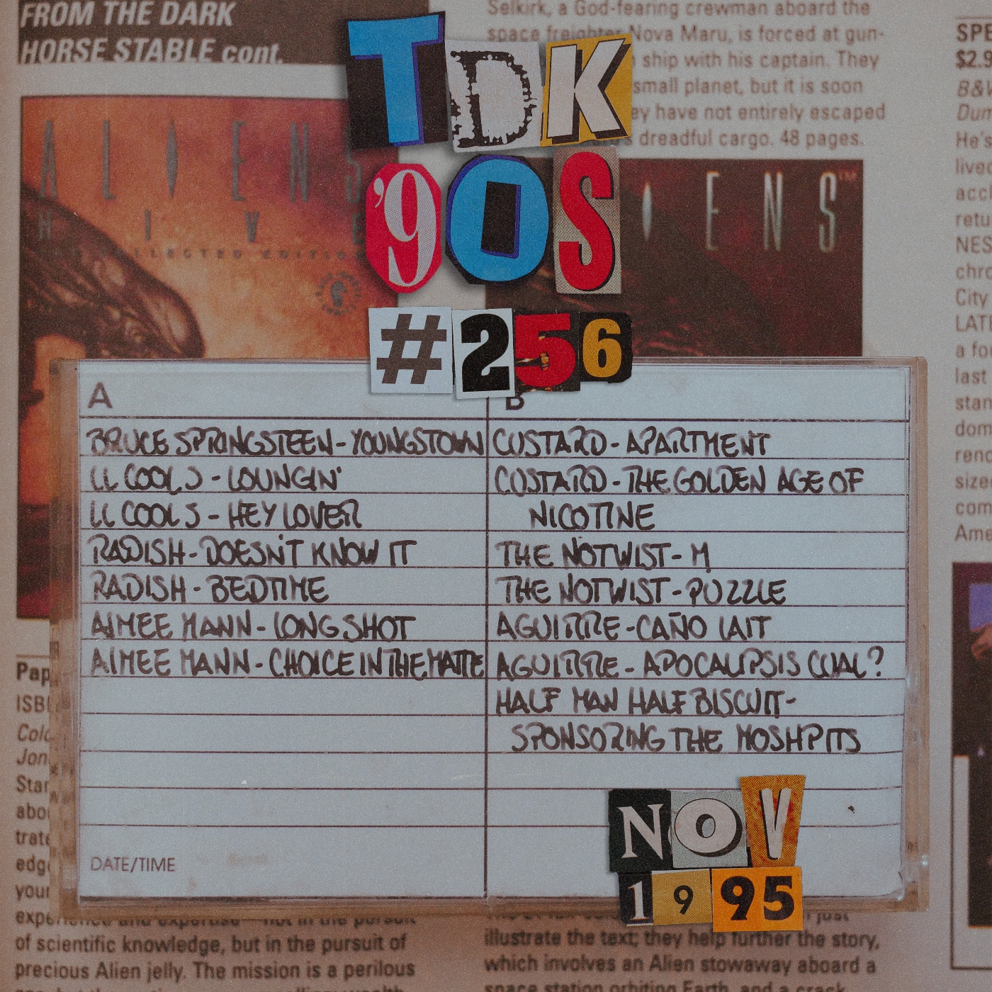 TDK 90s #256 (Bruce Springsteeen - LL Cool J - Aimee Mann) episode artwork