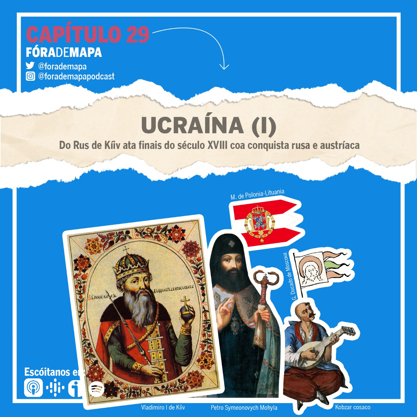 #29. Ucraína (I). Do Rus de Kíiv ata finais do século XVIII coa conquista rusa e austríaca