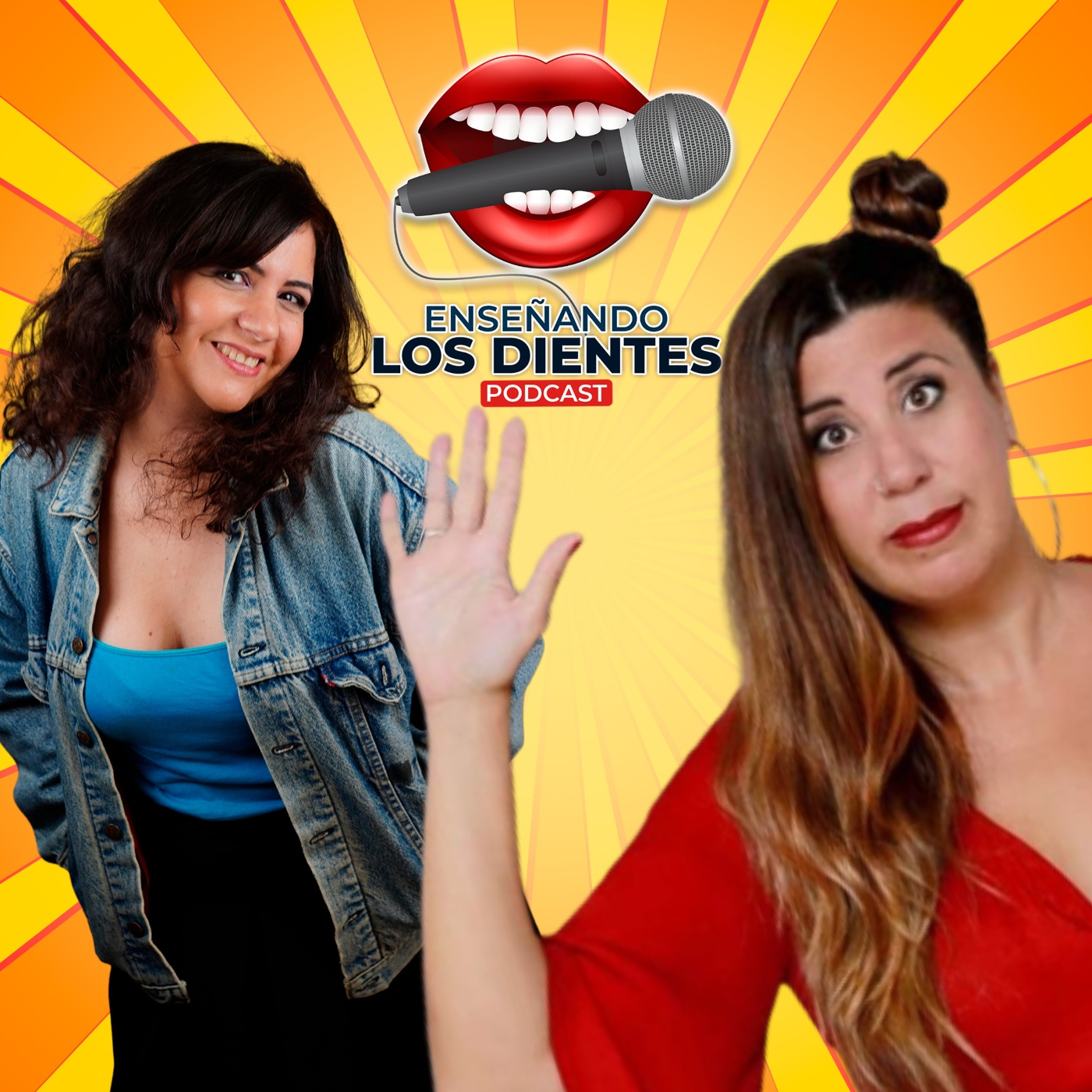 Enseñando los dientes