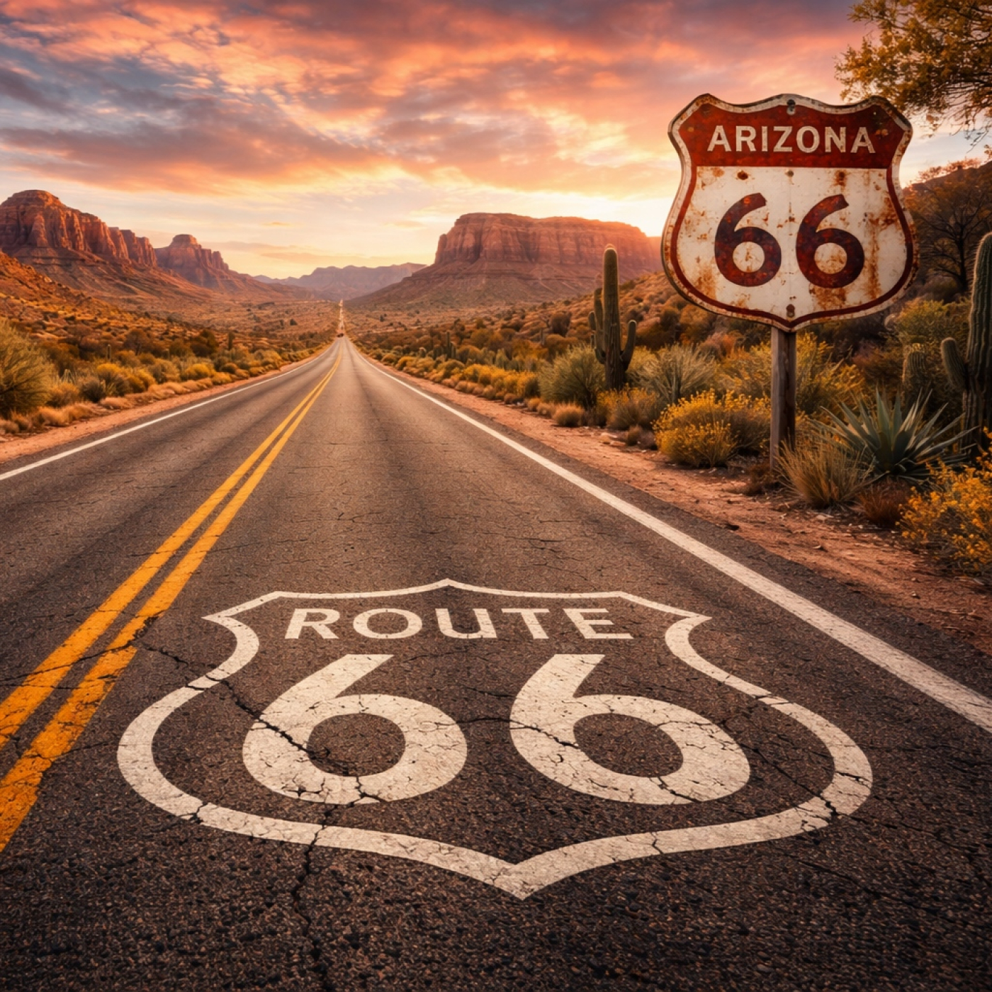 Ruta 66 en La Gran Travesía 4ª Parte. Nuevo México y Arizona - Acceso anticipado