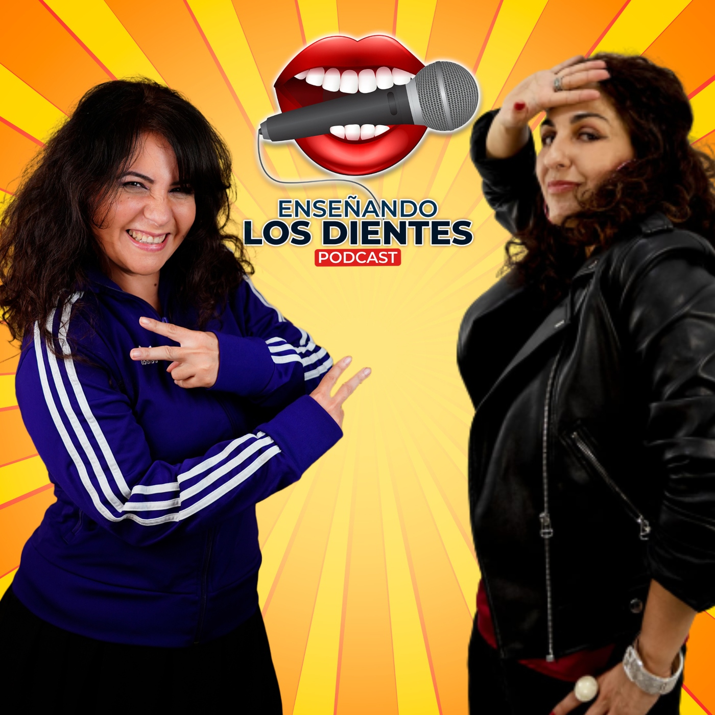Enseñando los dientes