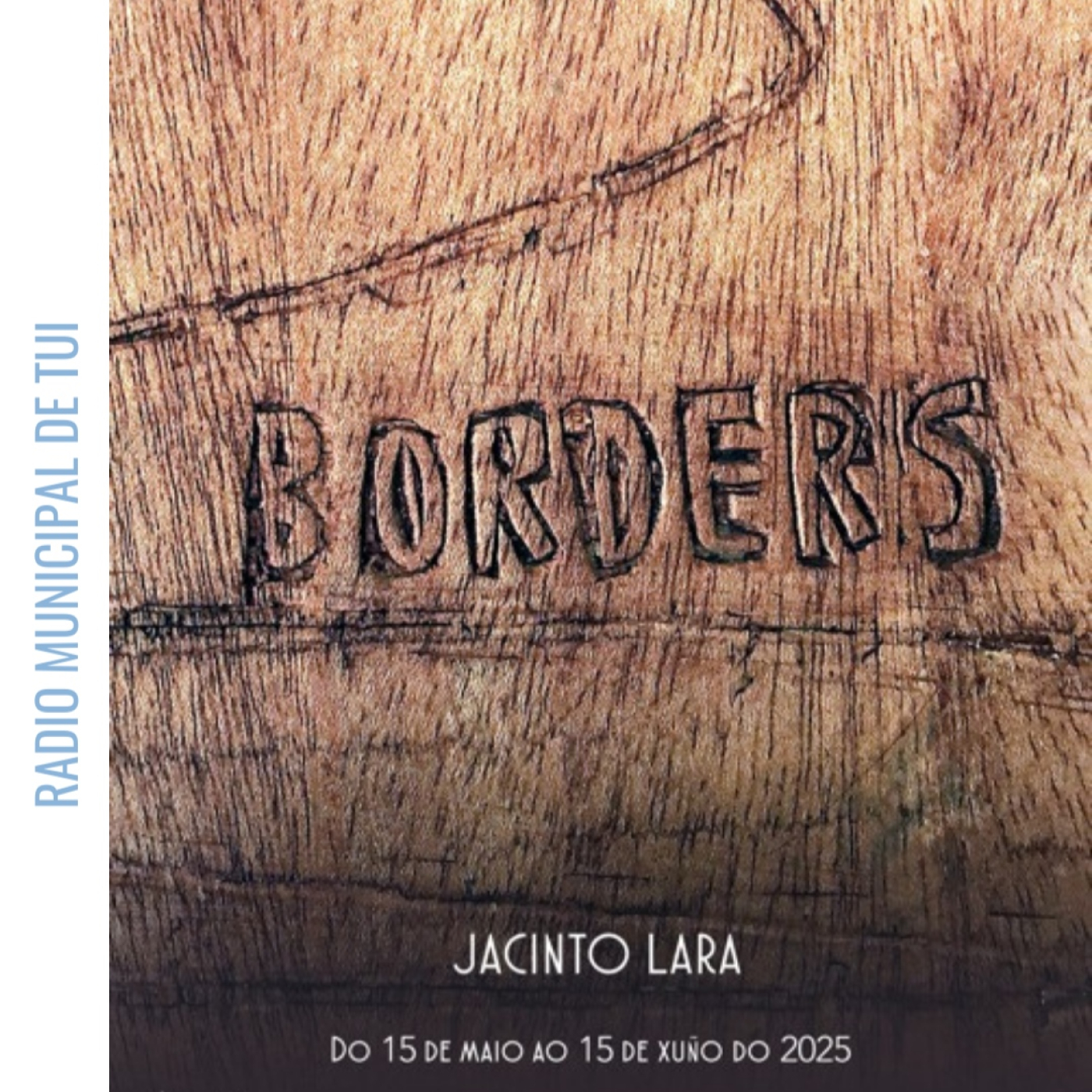Ent. Jacinto Lara, artista - Inauguración da exposición Borders episode artwork