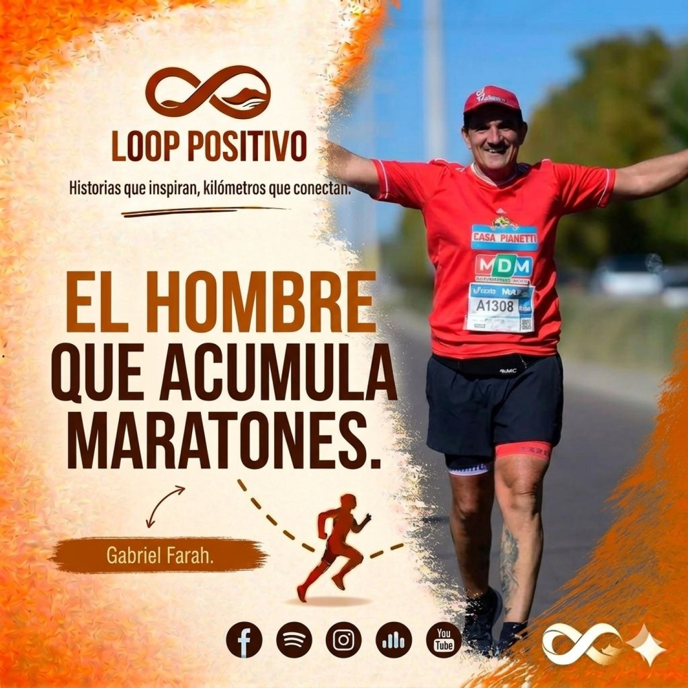 Loop Positivo T.5 Ep 10 - Gabriel Farah: El hombre que acumula maratones. episode artwork