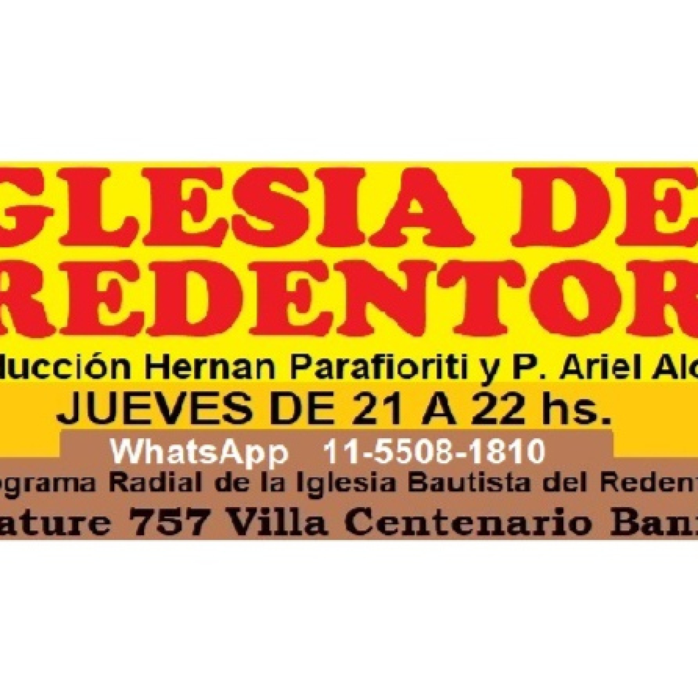 IGLESIA DEL REDENTOR – JUEVES 26-06-2025 episode artwork