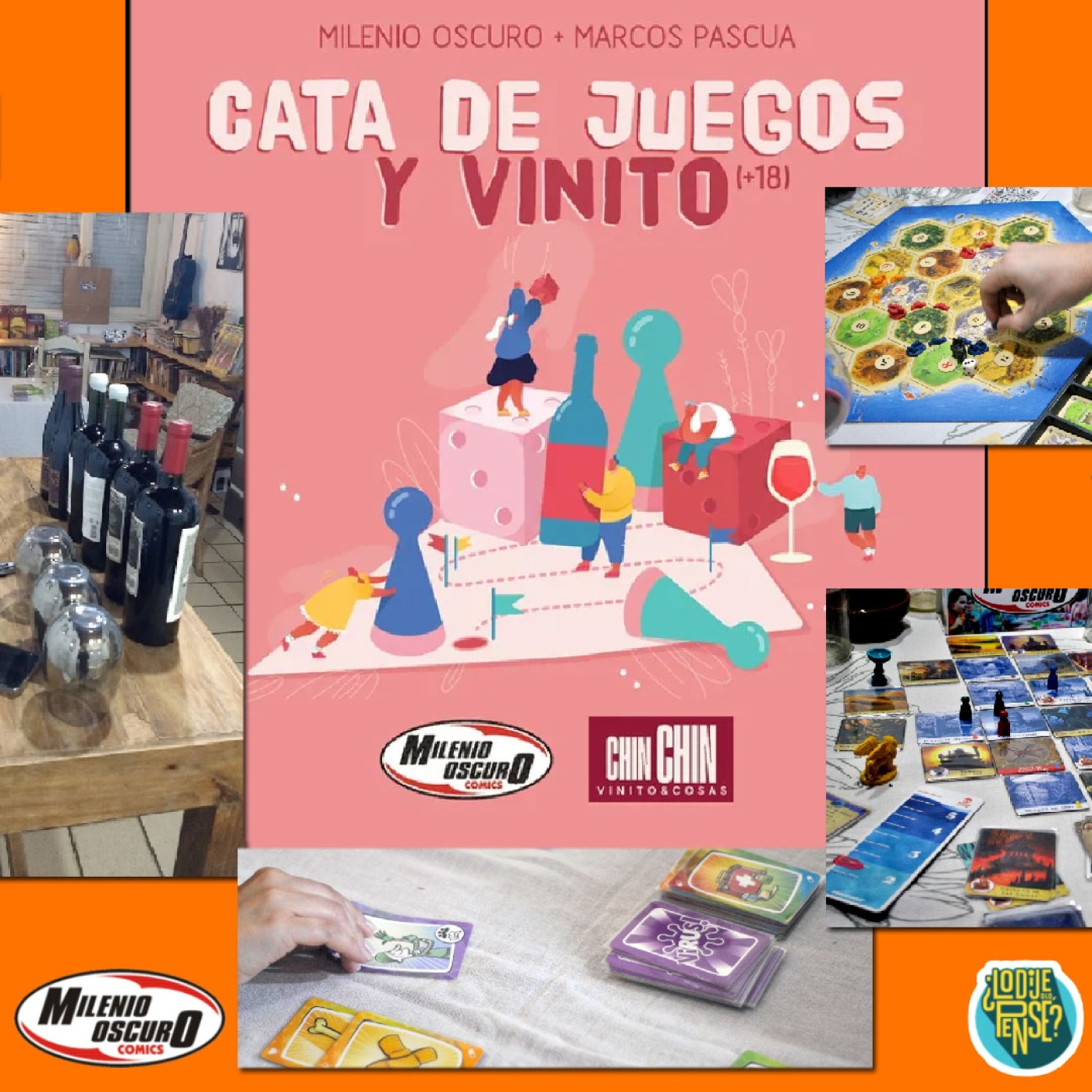 1era Cata de Juegos de Mesa y Vinito - ¿Lo Dije o Lo Pensé? Ep 20 episode artwork