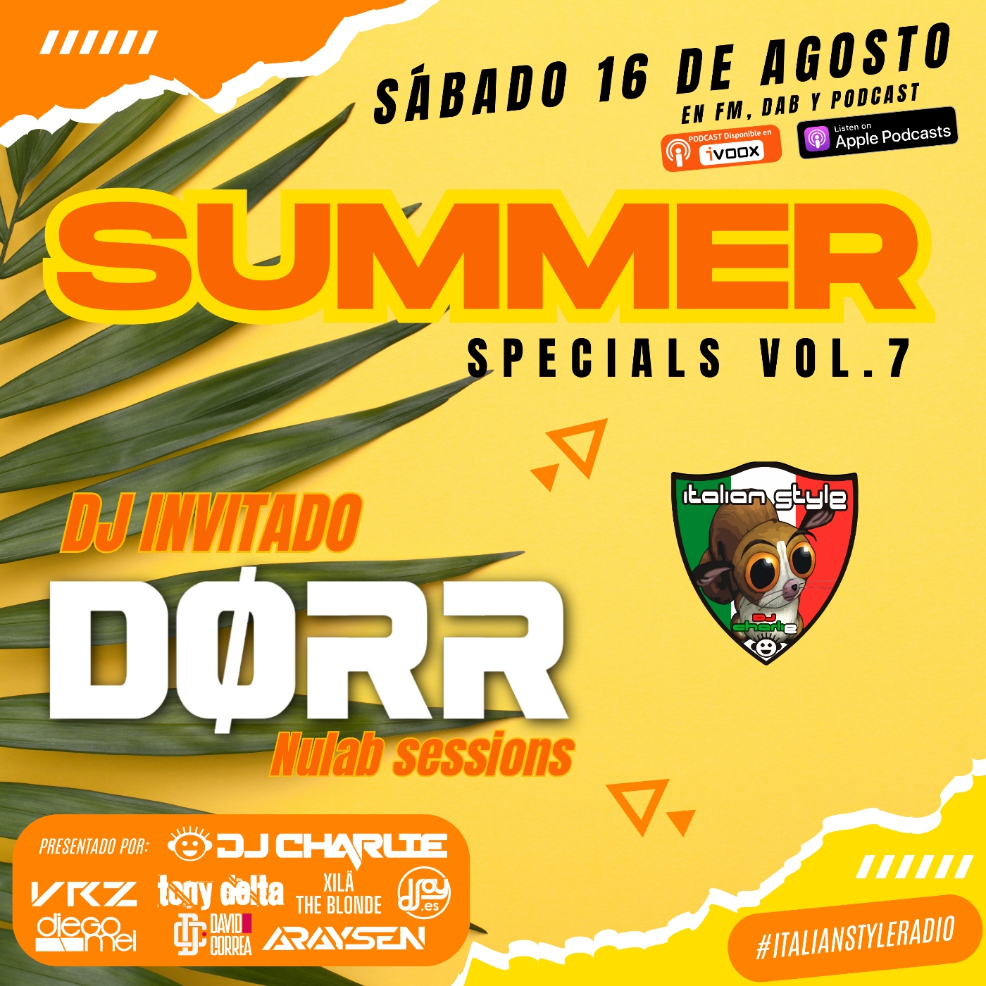 ITALIAN STYLE radio show 999 16-08-2025 episode artwork
