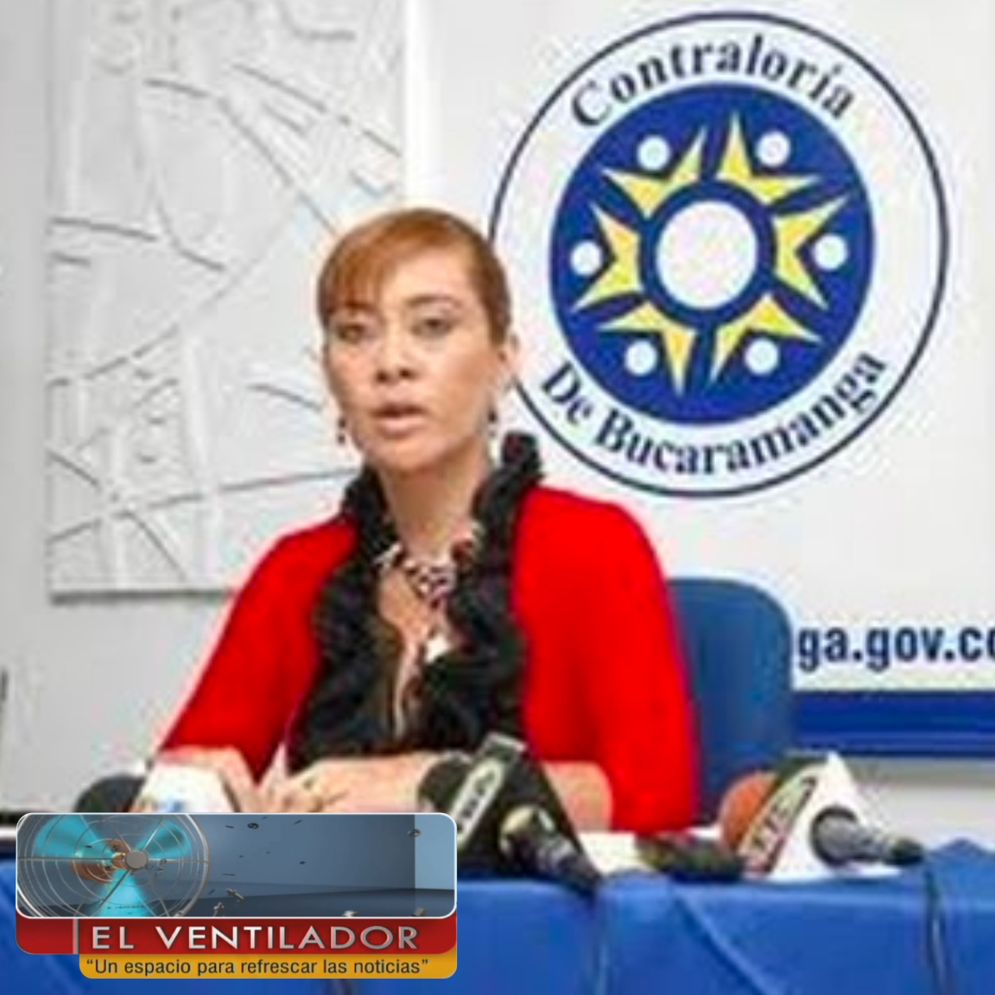La Barbería con la Contralora Magda Milena Amado
