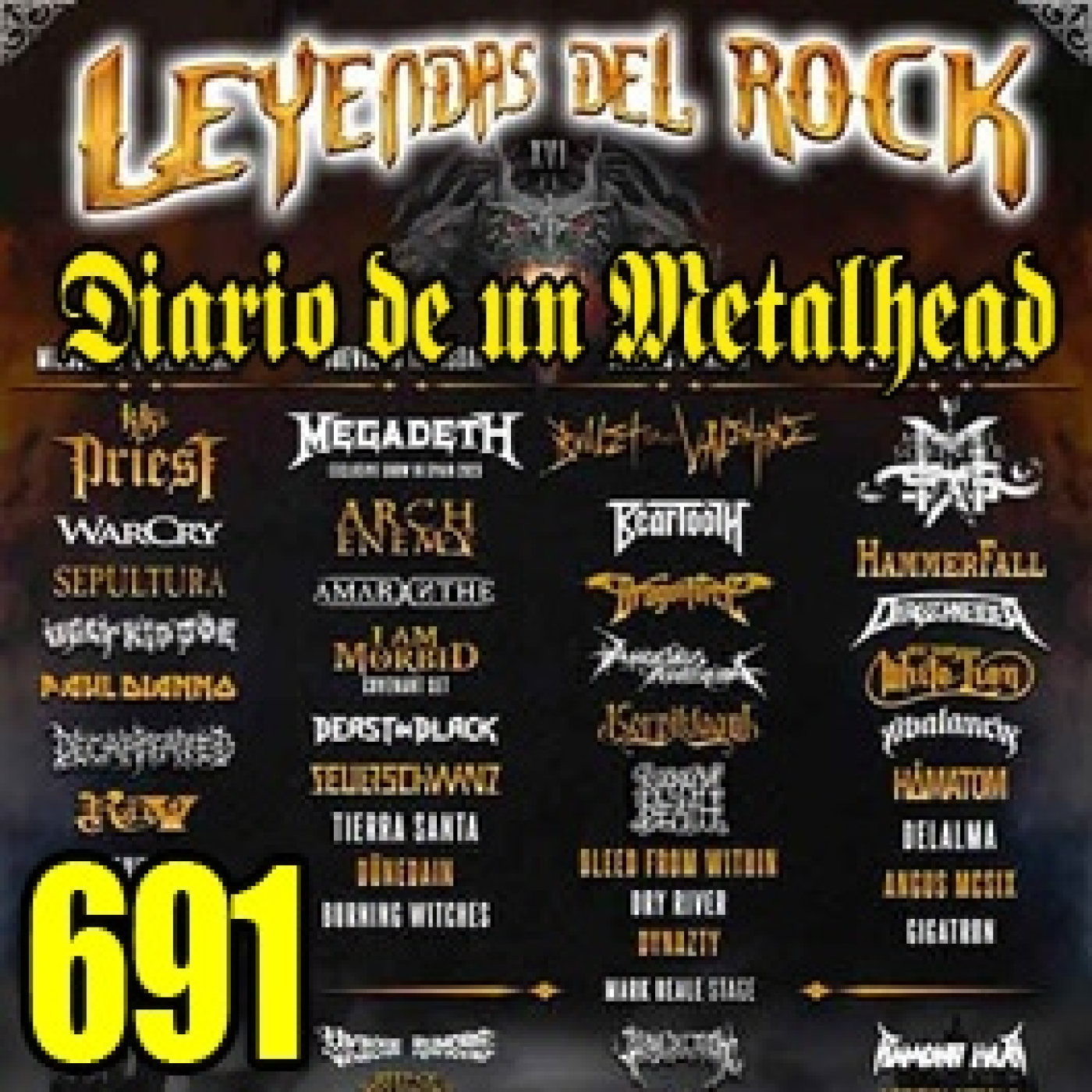 Diario de un Metalhead 691 LEYENDAS DEL ROCK episode artwork