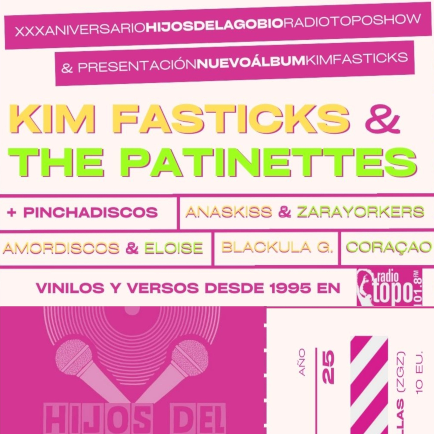 XXX aniversario con Kim Fasticks y su nuevo disco (12/12/2025) episode artwork