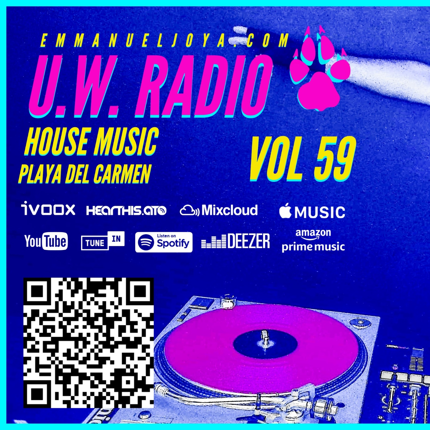 U.W.RADIO HOUSE MUSIC IN PLAYA DEL CARMEN VOL 59 episode artwork