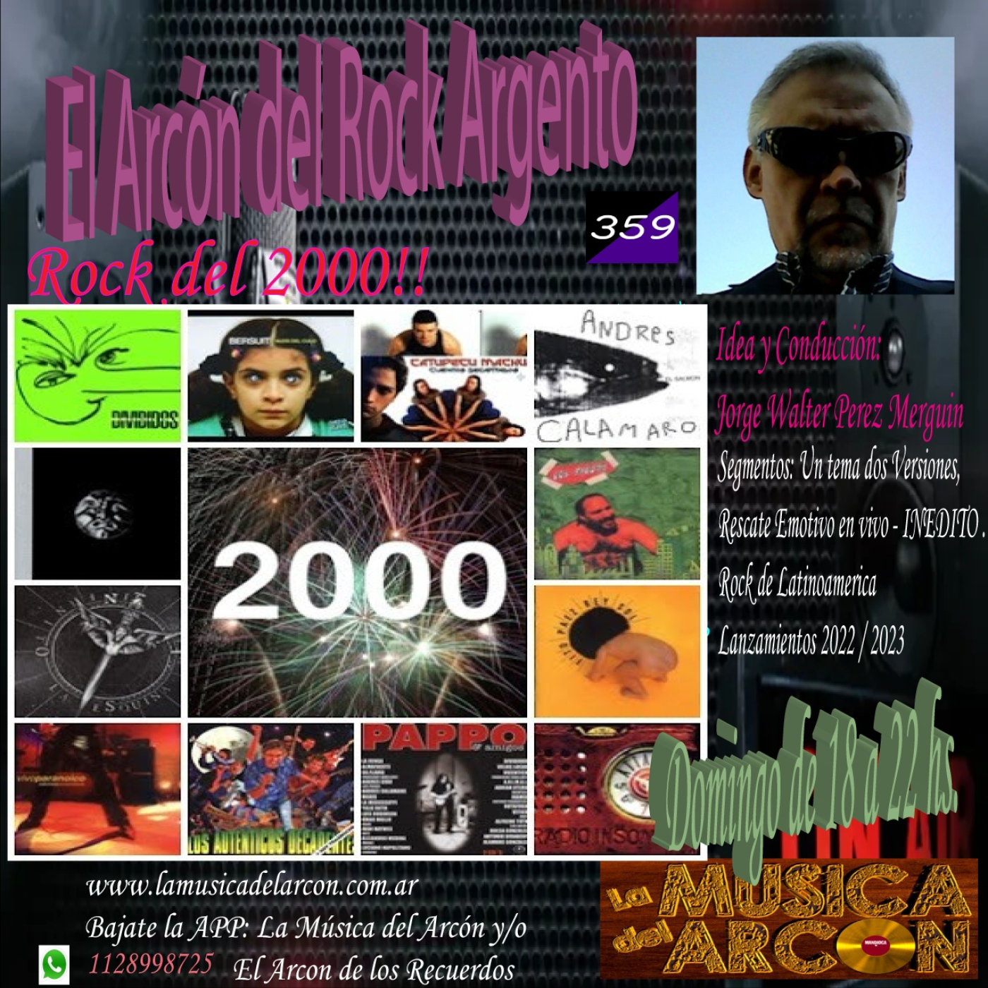 El Arcon del Rock Argento - Emision nº 359 Rock del 2000 - 12-11-2023 episode artwork
