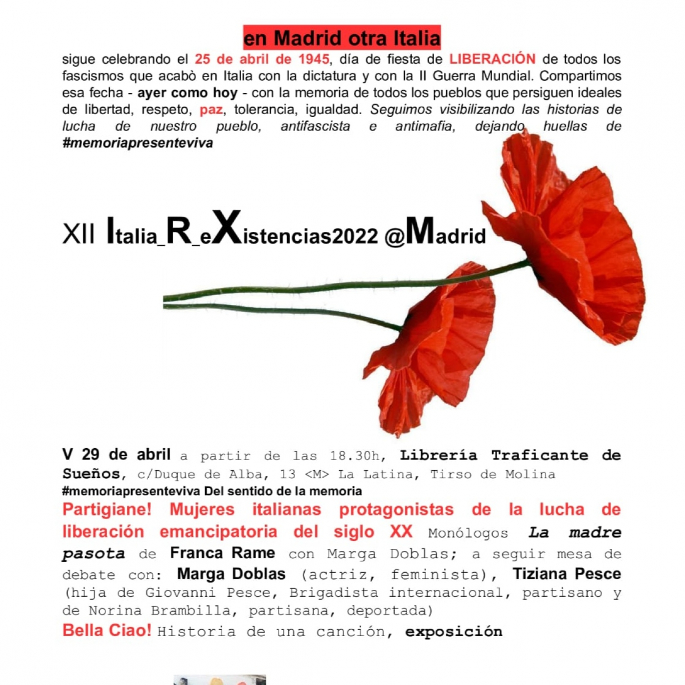 XII Italia R-Existencias2022 @Madrid episode artwork