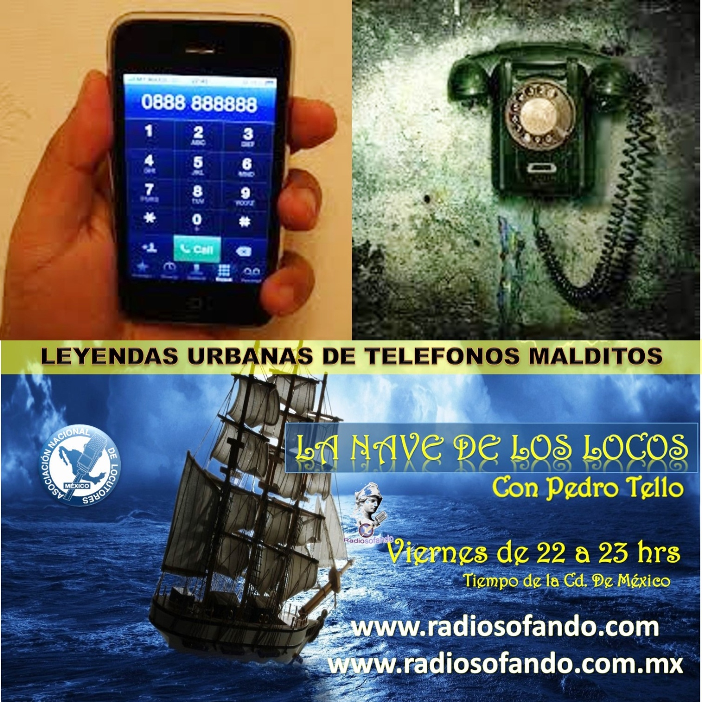 La Nave de los Locos_LEYENDAS URBANAS DE TELÉFONOS MALDITOS_14-06-24 episode artwork