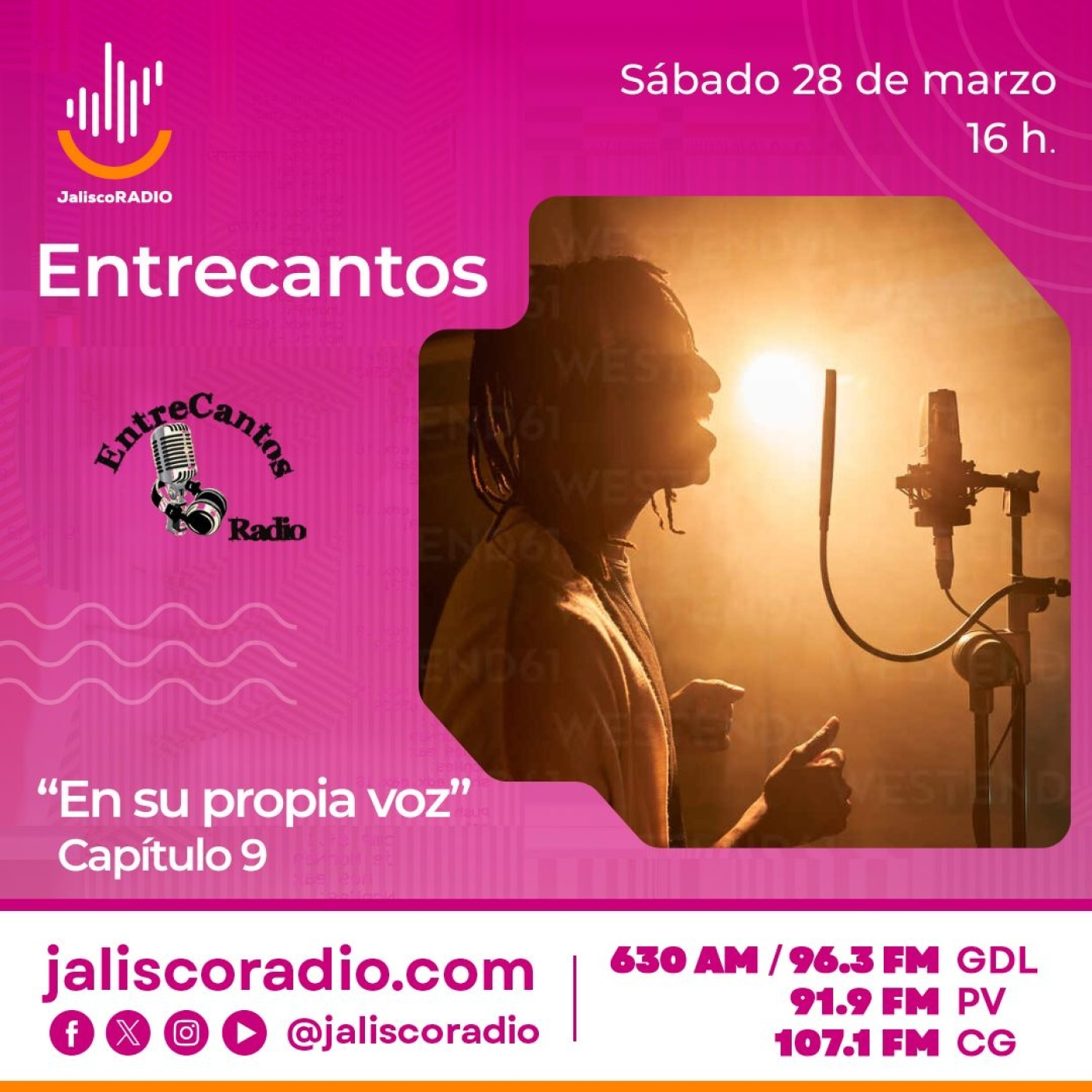 Programa Entrecantos 28 de marzo, 2026: "En su propia voz" - Capítulo 9 episode artwork