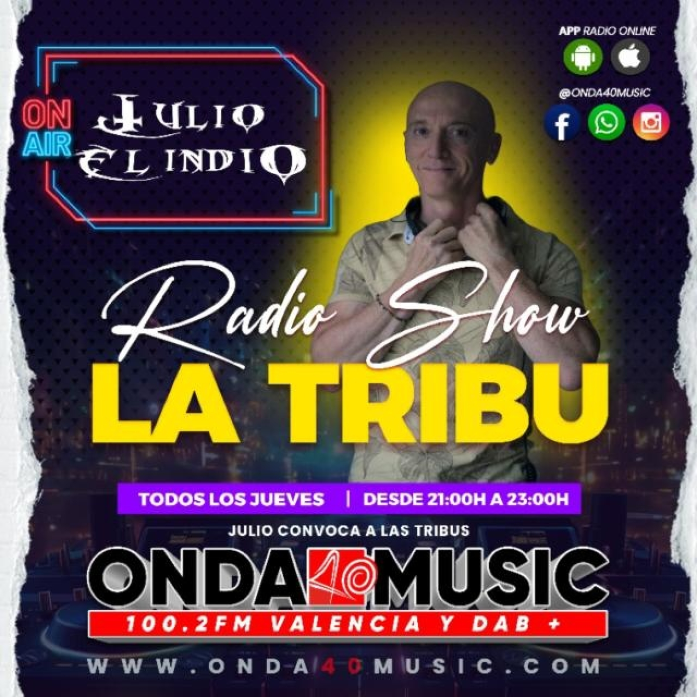 JULIO EL INDIO, LA TRIBU