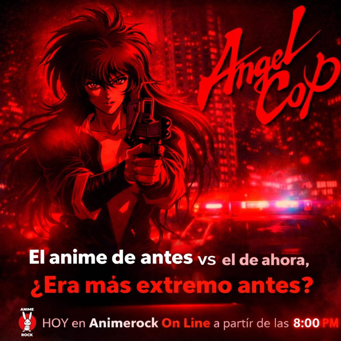 Angel Cop la crudeza de los 80s animerock 16 febrero 2026 episode artwork