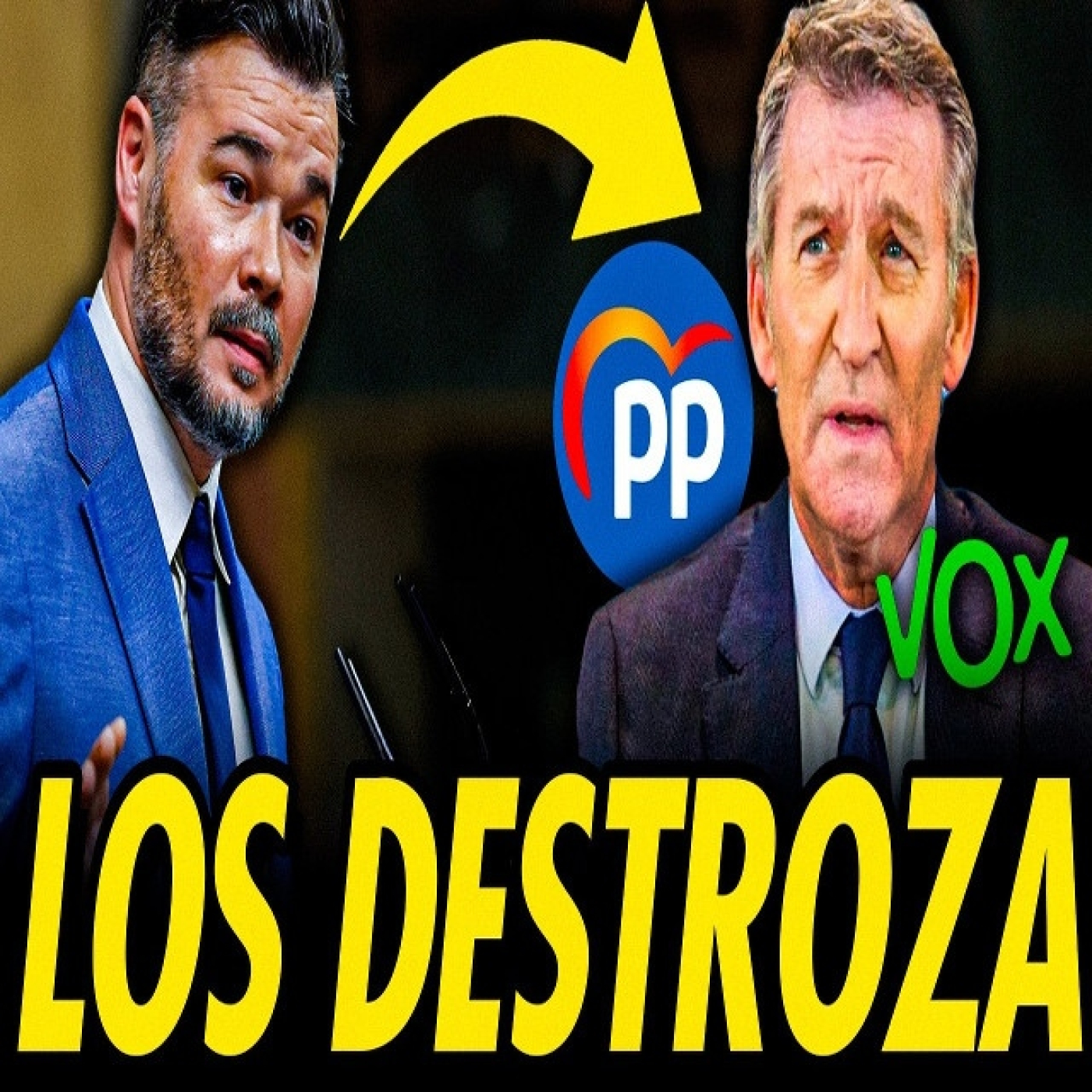 RUFIÁN DESTROZA AL PP Y VOX Y FEIJÓO HACE EL RIDÍCULO DE NUEVO
