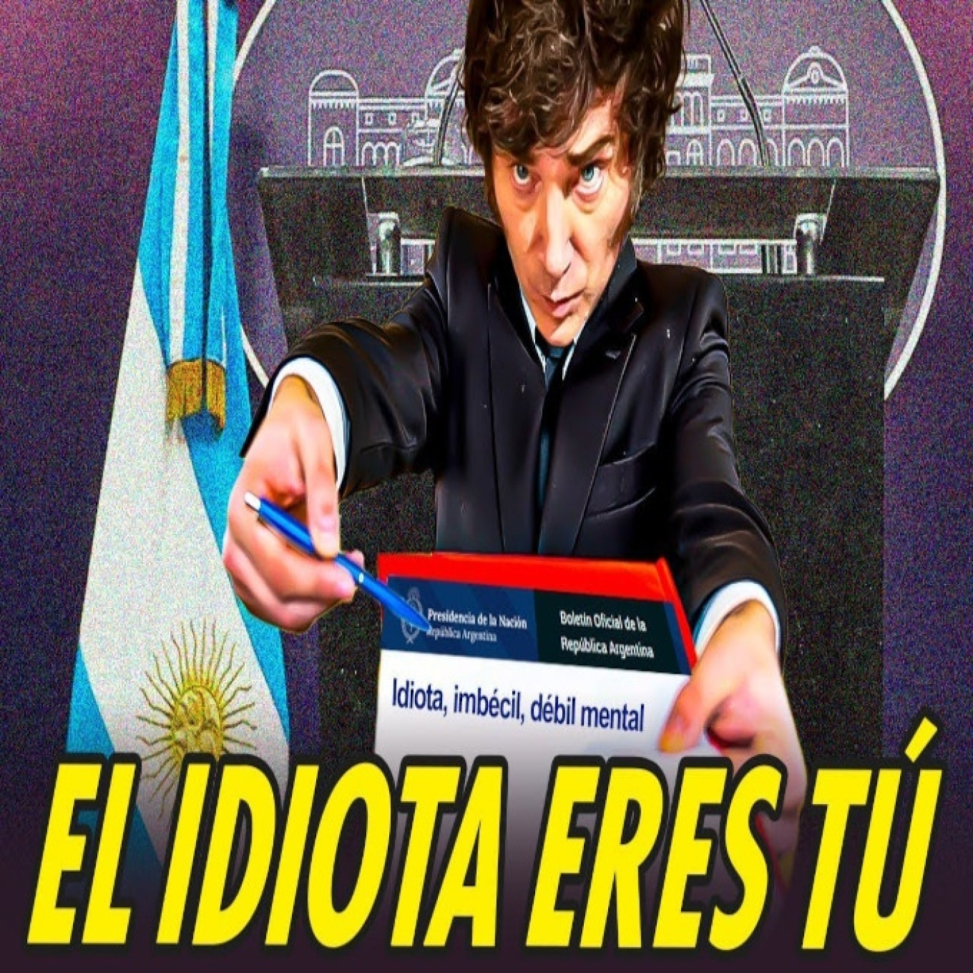 Milei hace idioteces para desviar la atención de su criptoestafa