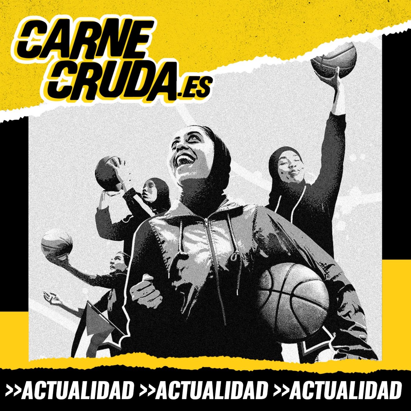 Las palestinas que juegan al basket en un campo de refugiados (CARNE CRUDA #1509)