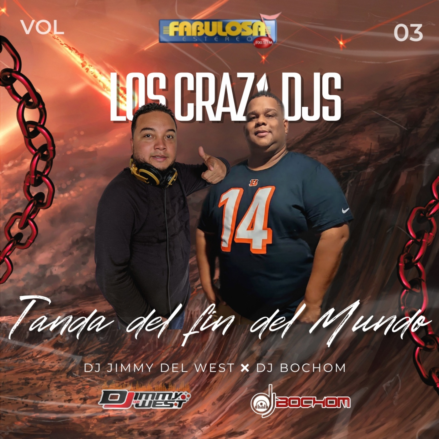 Tanda del fin del mundo vol 03 dj bochom ft dj jimmy del west
