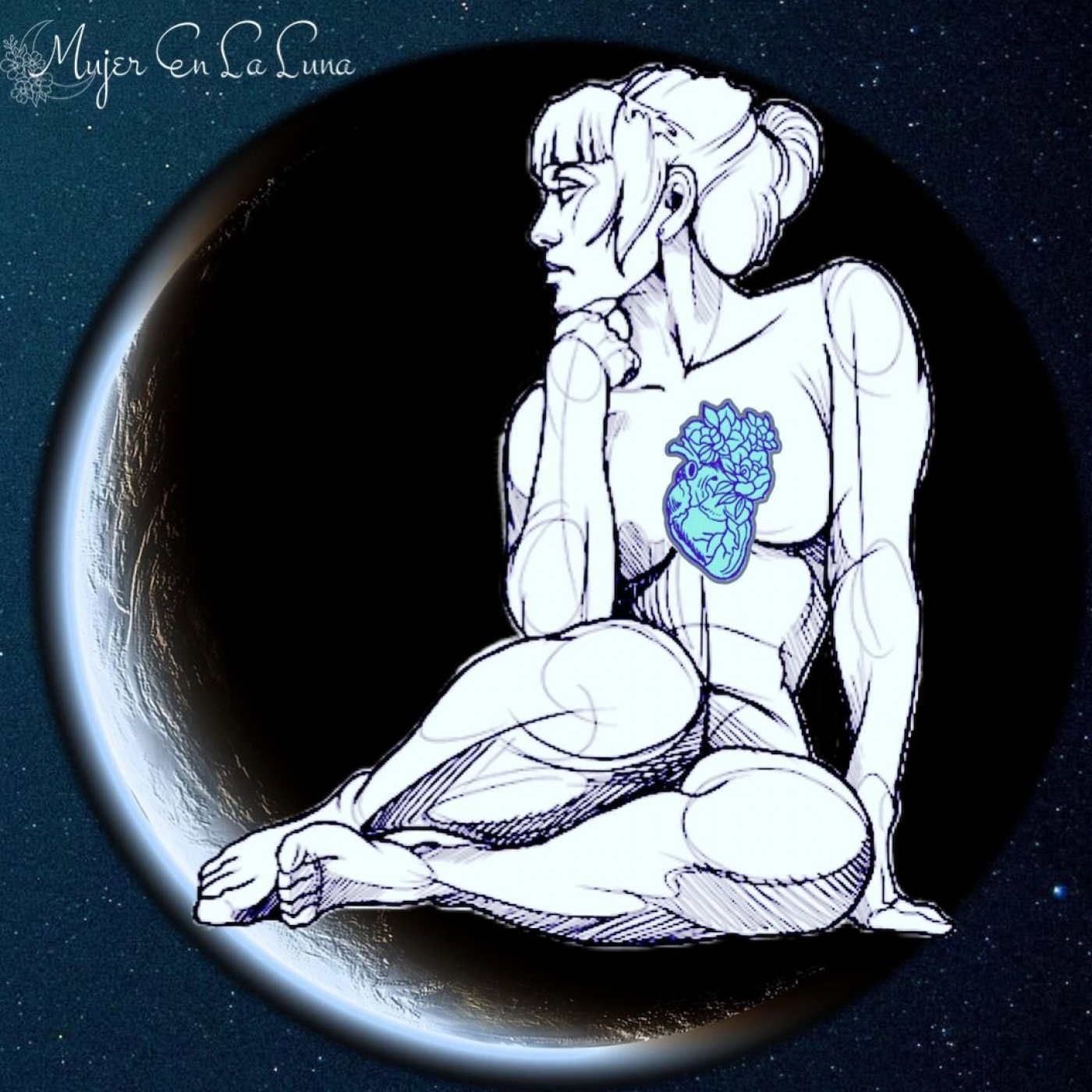 Mujer en la Luna
