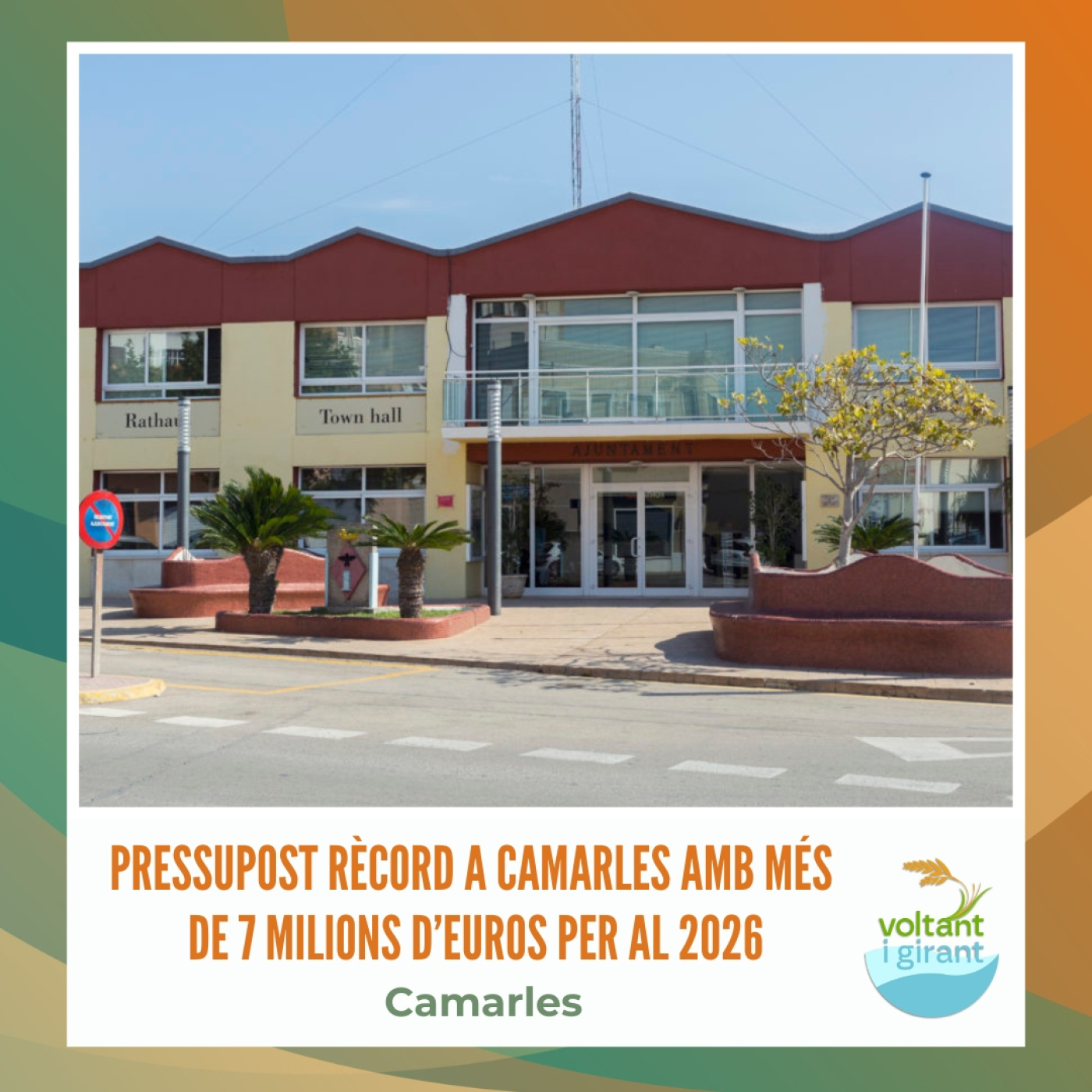 Pressupost rècord a Camarles amb més de 7 milions d’euros per al 2026 episode artwork