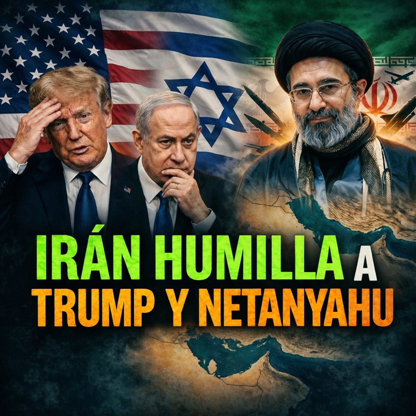 Trump amenaza, Irán resiste, Israel se desentiende