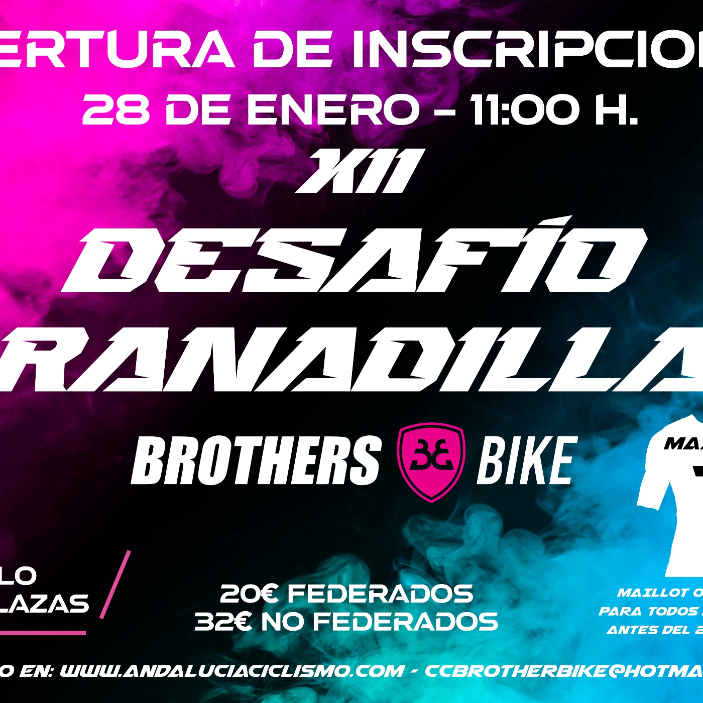 El XII Desafío Granadillas BTT abrirá inscripciones a partir del 28 de enero para 350 deportistas del país episode artwork