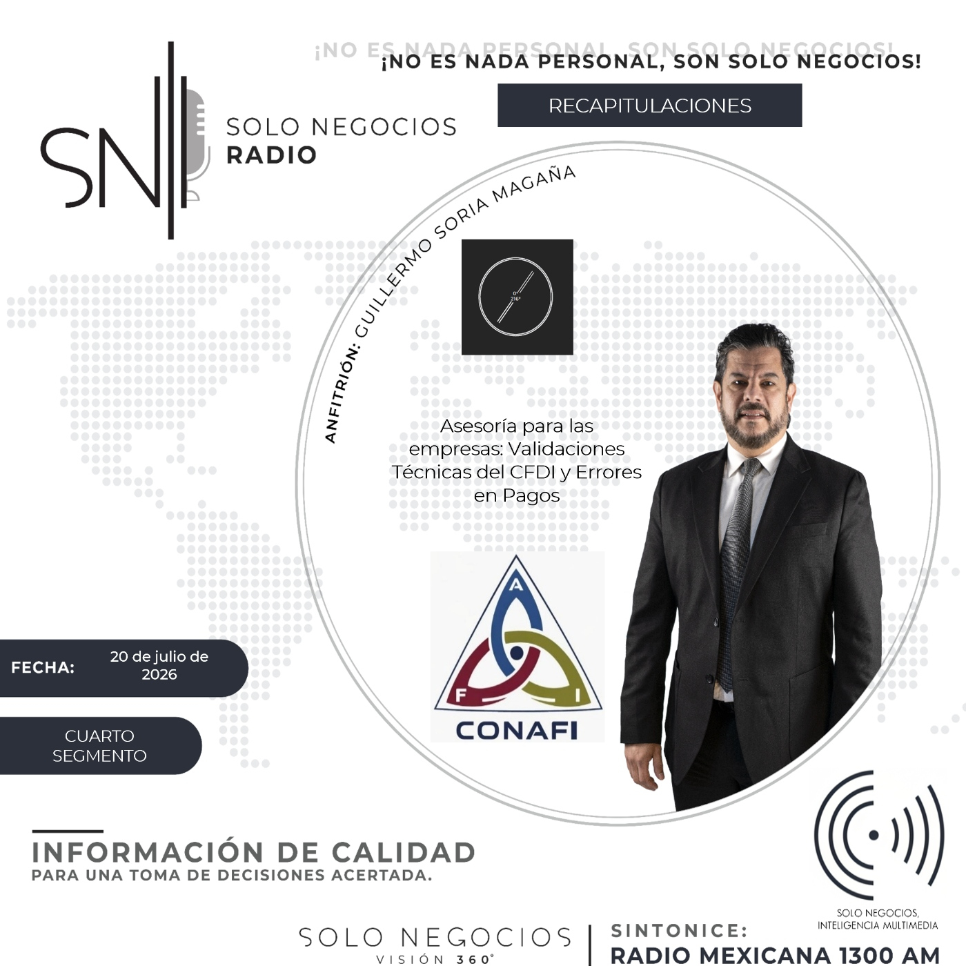 [SNR] Cuarto segmento de Solo Negocios Radio del 20 de julio de 2026 episode artwork