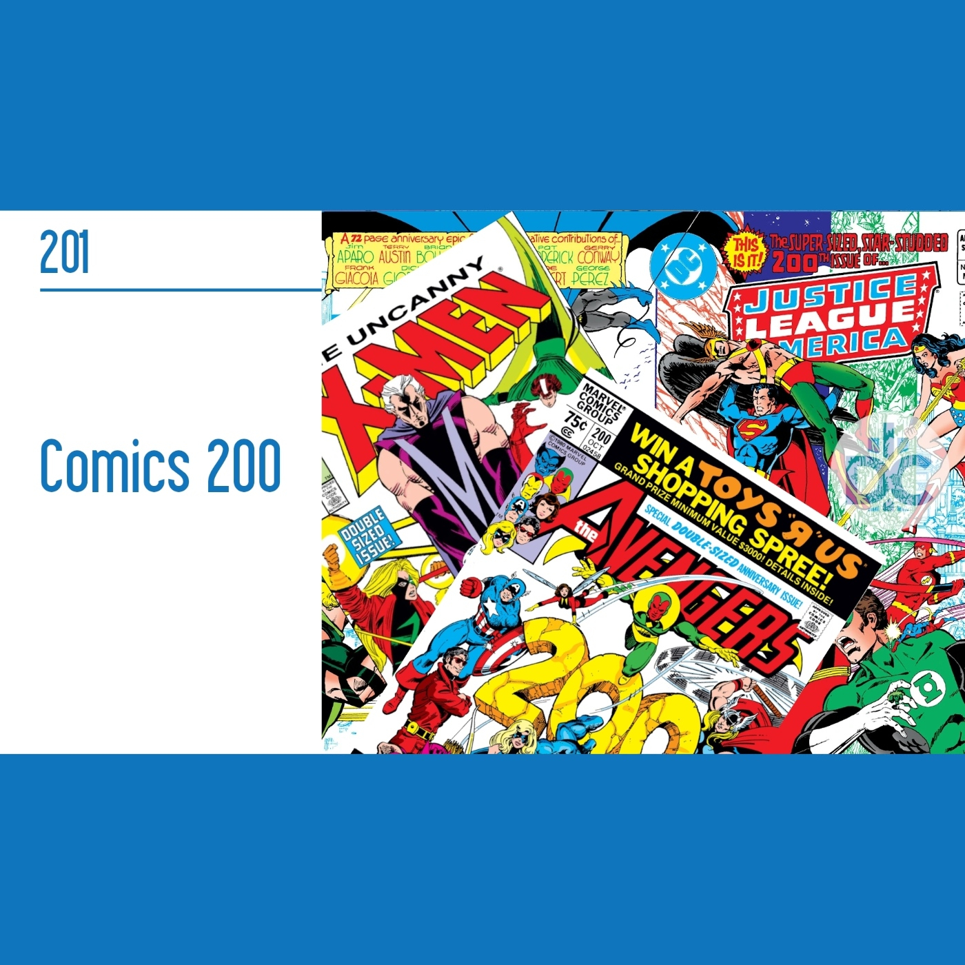 D.C.P Capítulo 201: Comics 200 episode artwork