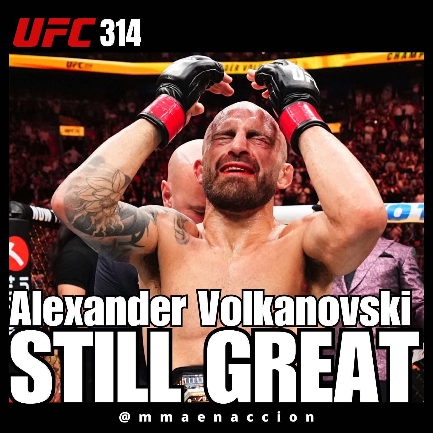 510 UFC 314 Volkanovski vs Lopes - AUN GRANDE episode artwork