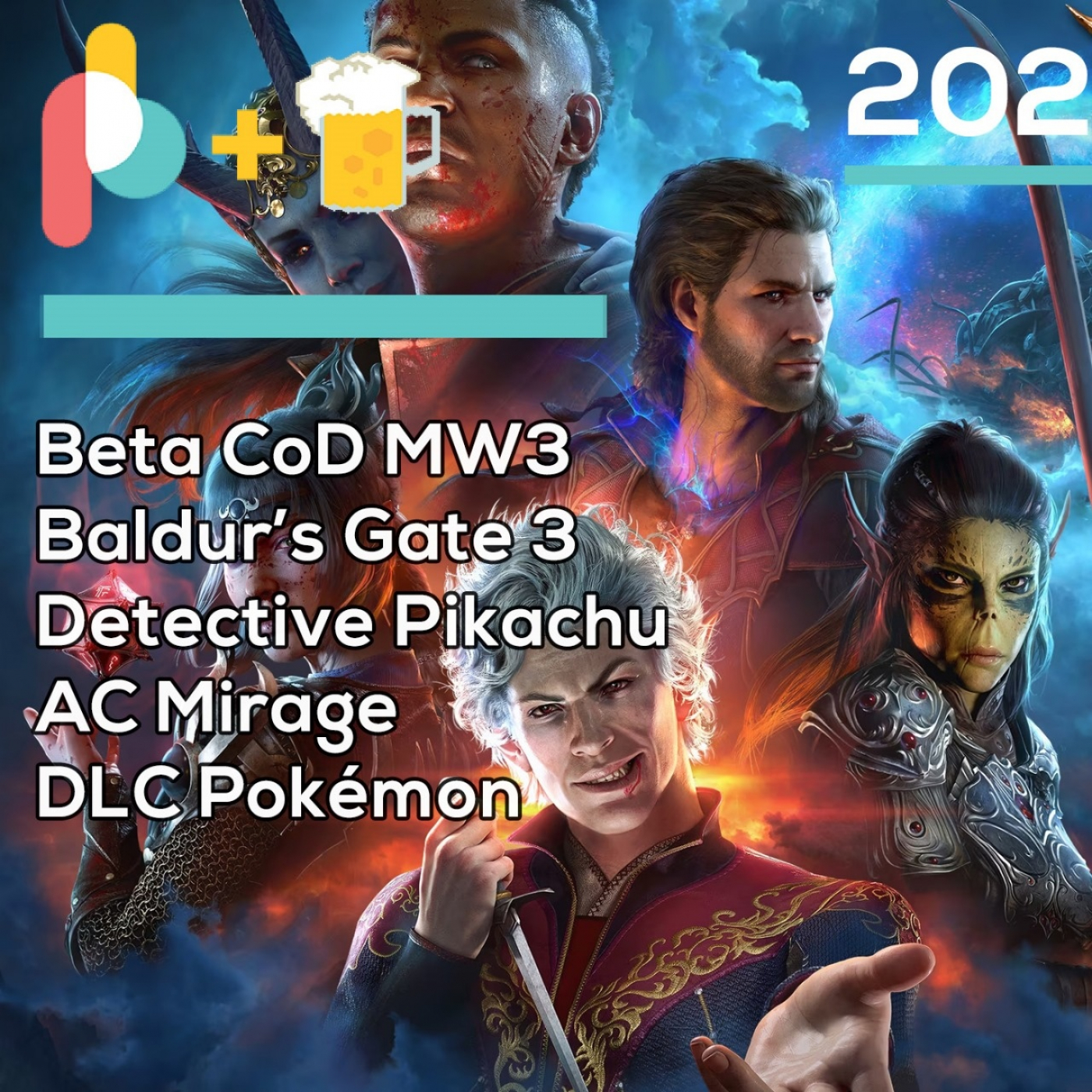 Pixelbits con cerveza 202: Amamos Baldur's Gate 3 y otros jueguitos