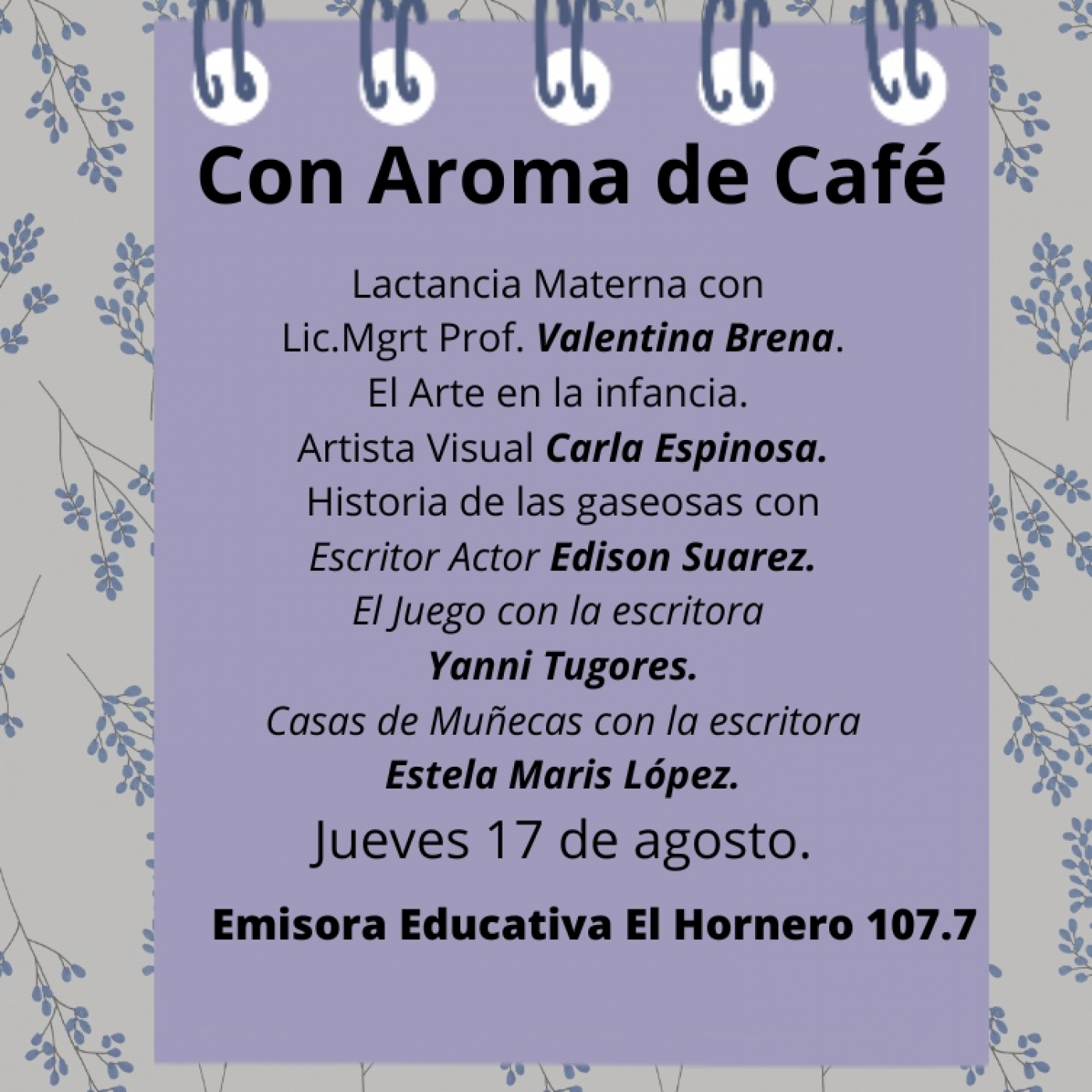Con Aroma de Cafe