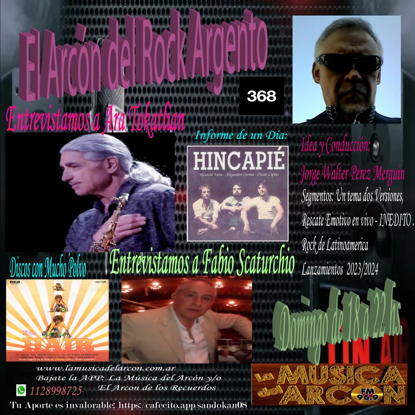 El Arcon del Rock Argento - Emision nº 368 - Ara Tokatlian - 07-04-2024 episode artwork