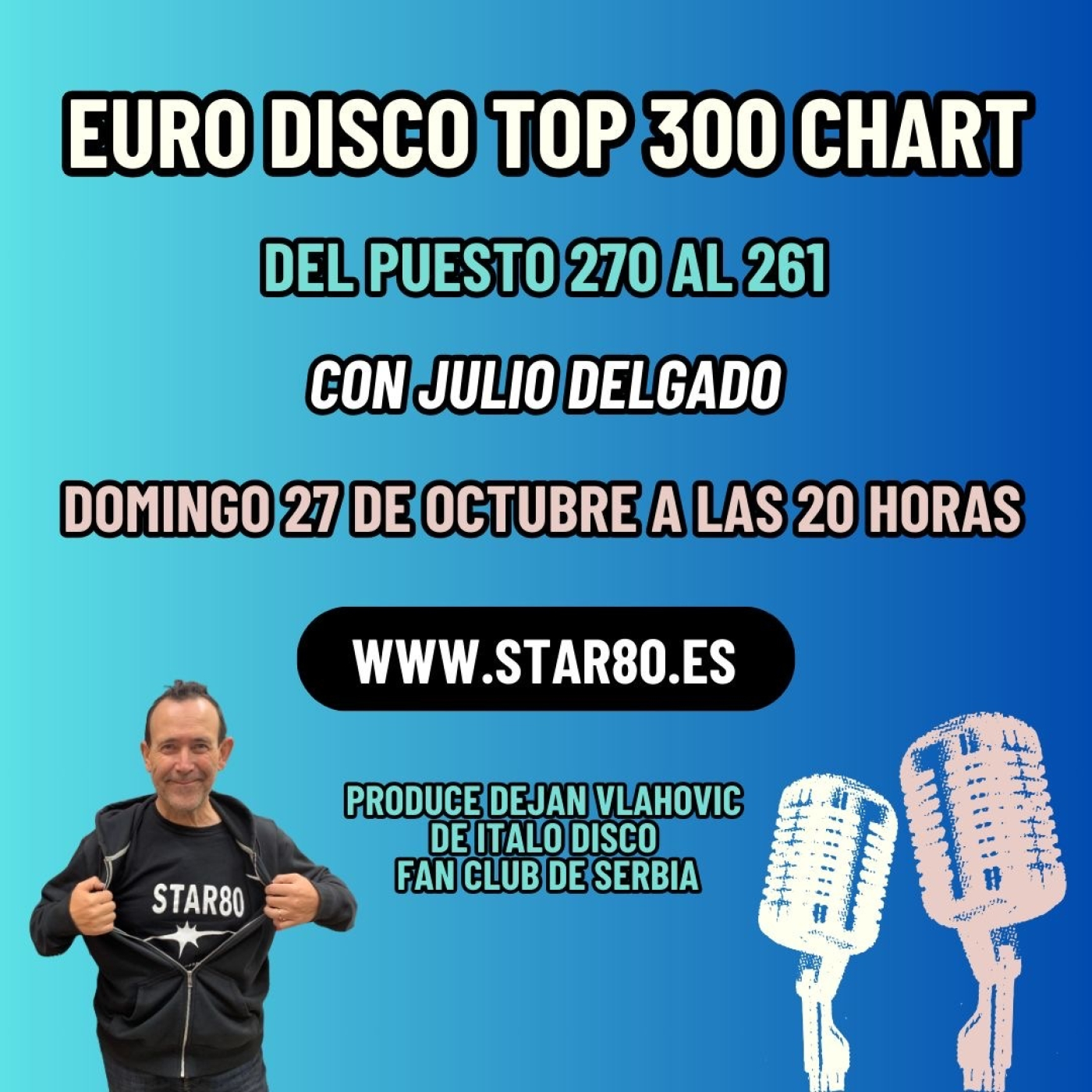 Euro Disco Top 300 Chart (270 - 261)