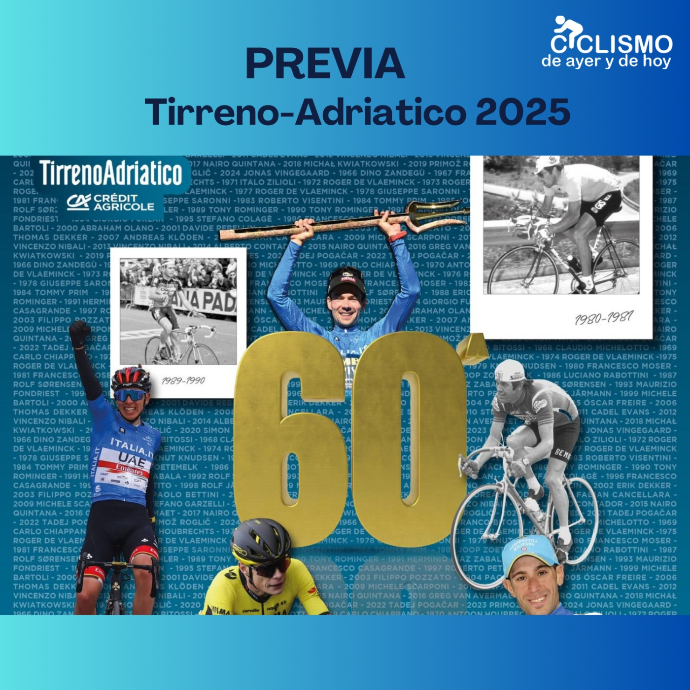 Ciclismo de ayer y de hoy