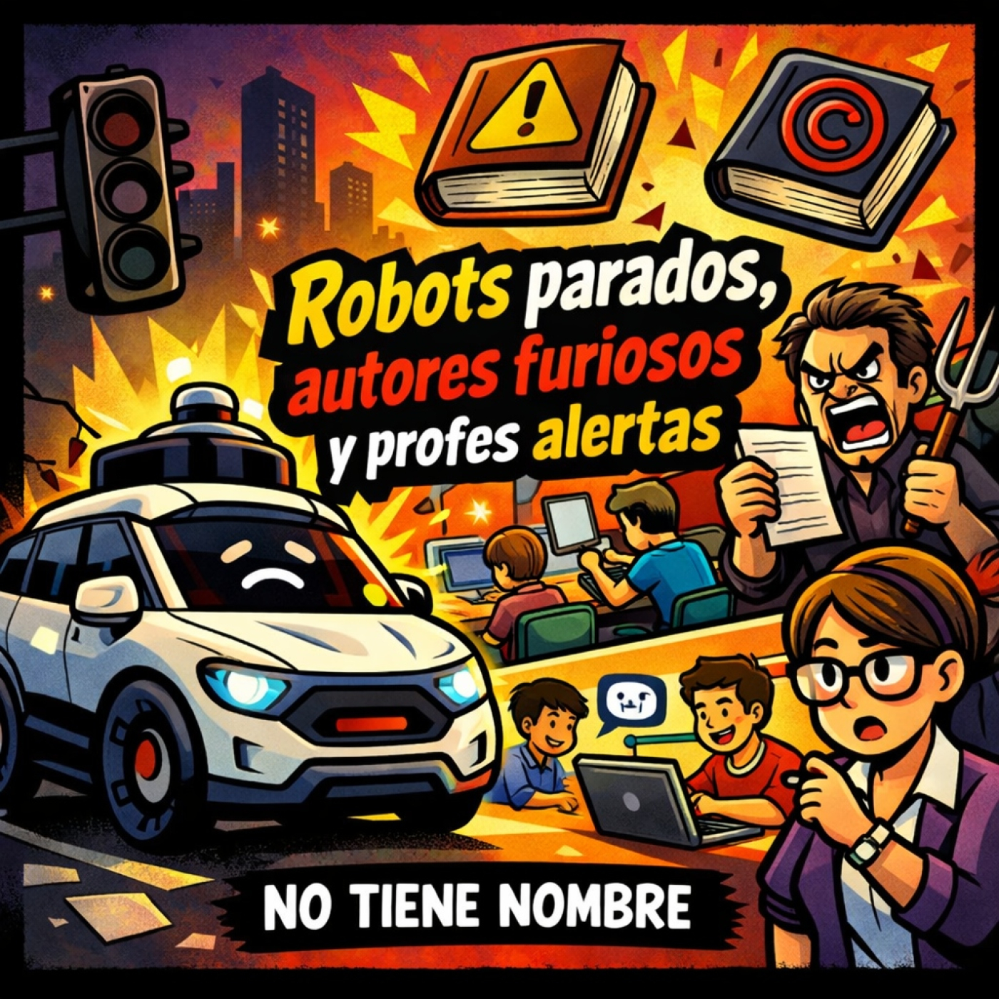 NTN 455 -   Robots parados, autores furiosos y profes alertas