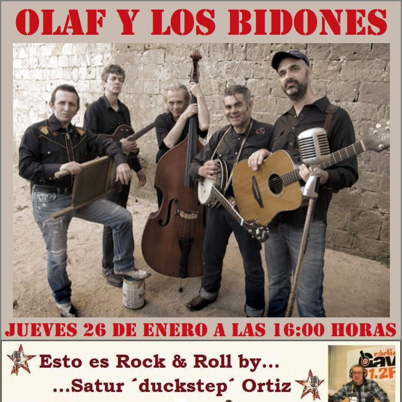 Esto es Rock & Roll 26 - Enero - 2023 (Olaf y Los Bidones) episode artwork