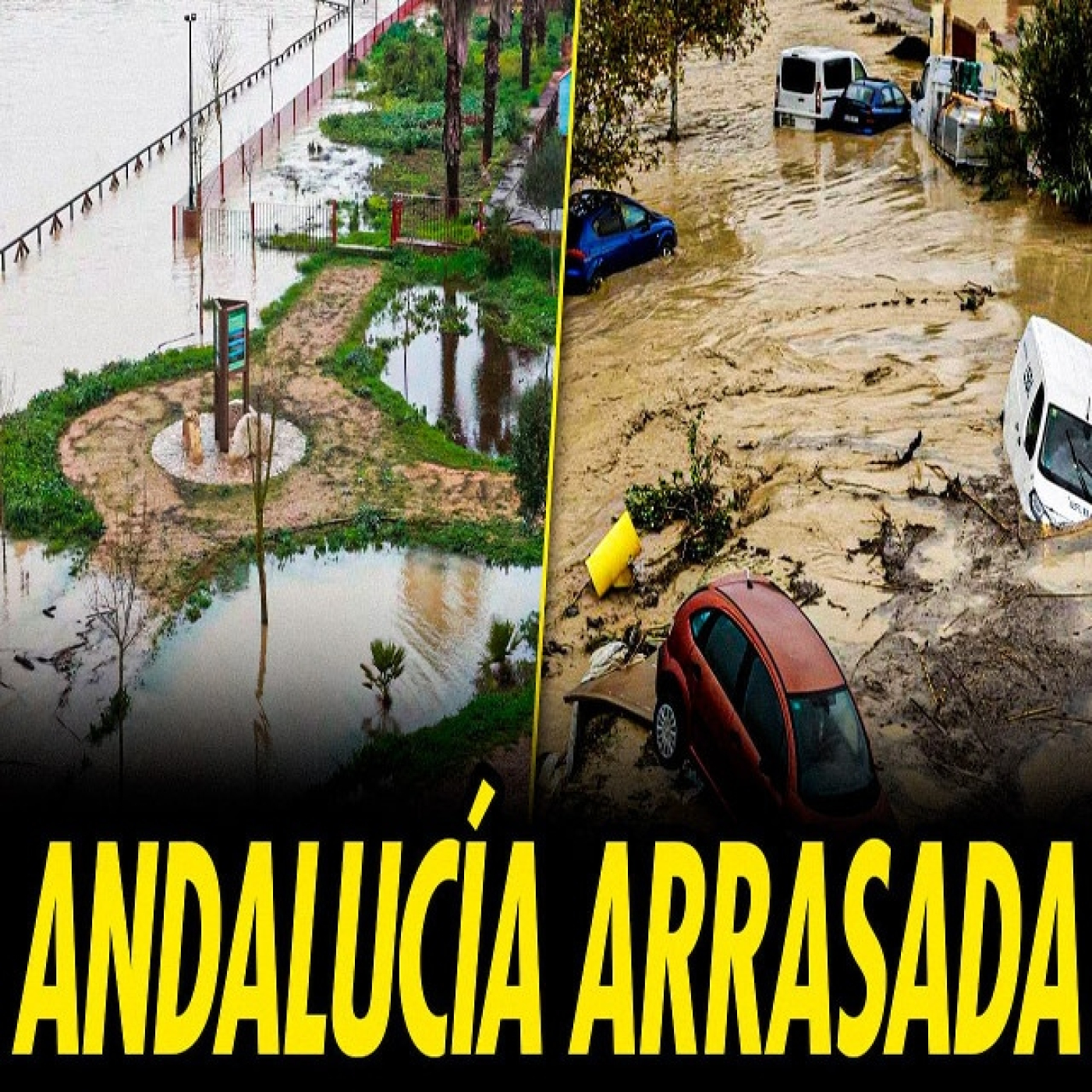 INUNDACIONES EN ANDALUCÍA: CAOS Y DESALOJOS MASIVOS