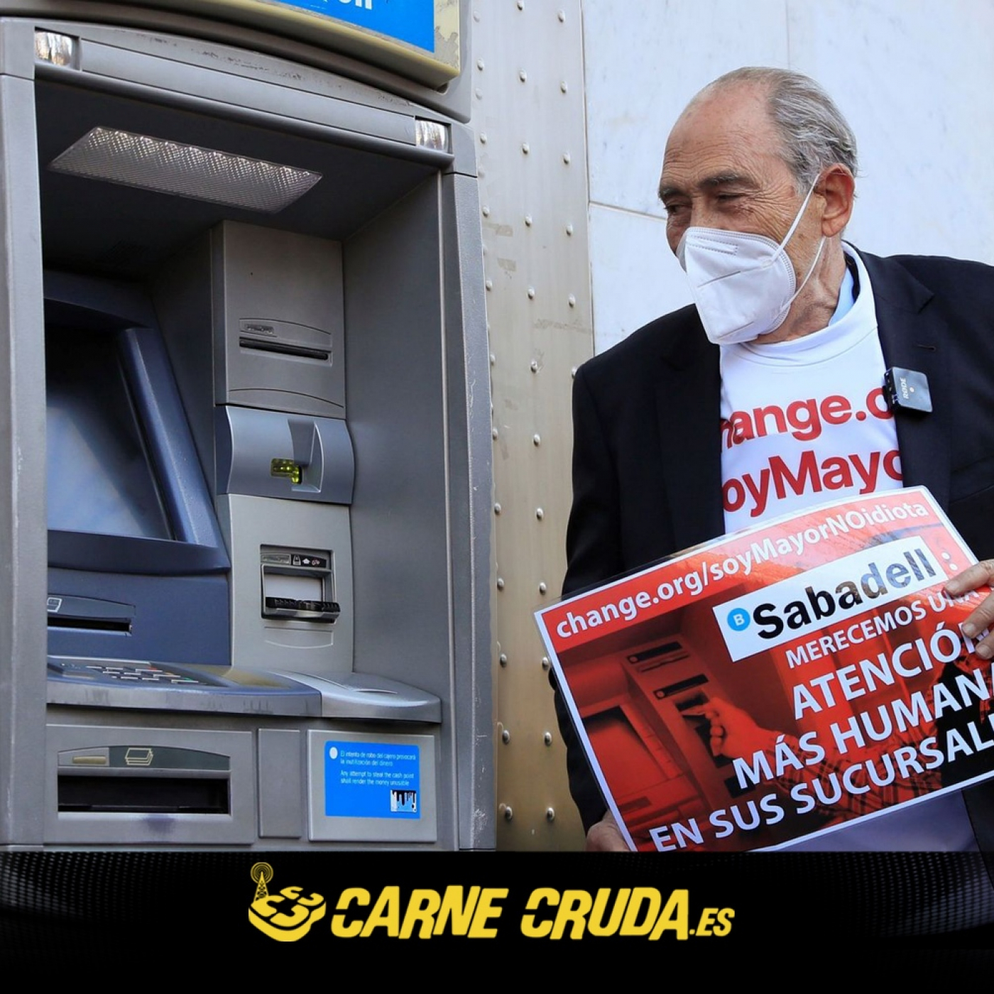 El jubilado que desafió a la banca (CARNE CRUDA #1013)