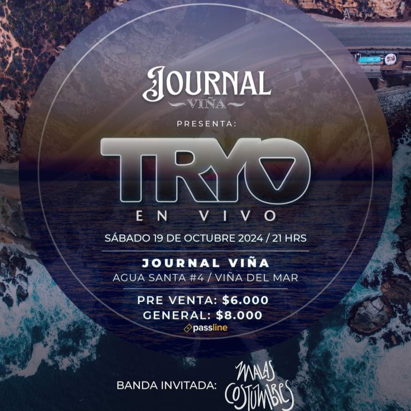 TRYO Y MALAS COSTUMBRES SE PRESENTAN EN JOURNAL DE VIÑA DEL MAR episode artwork