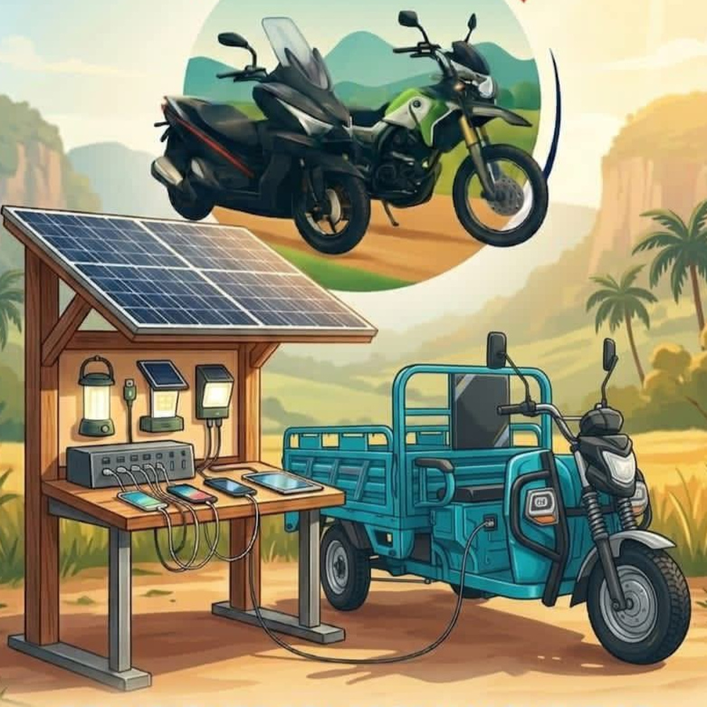 Centro de carga en Viñales: alternativa ante la contingencia energética