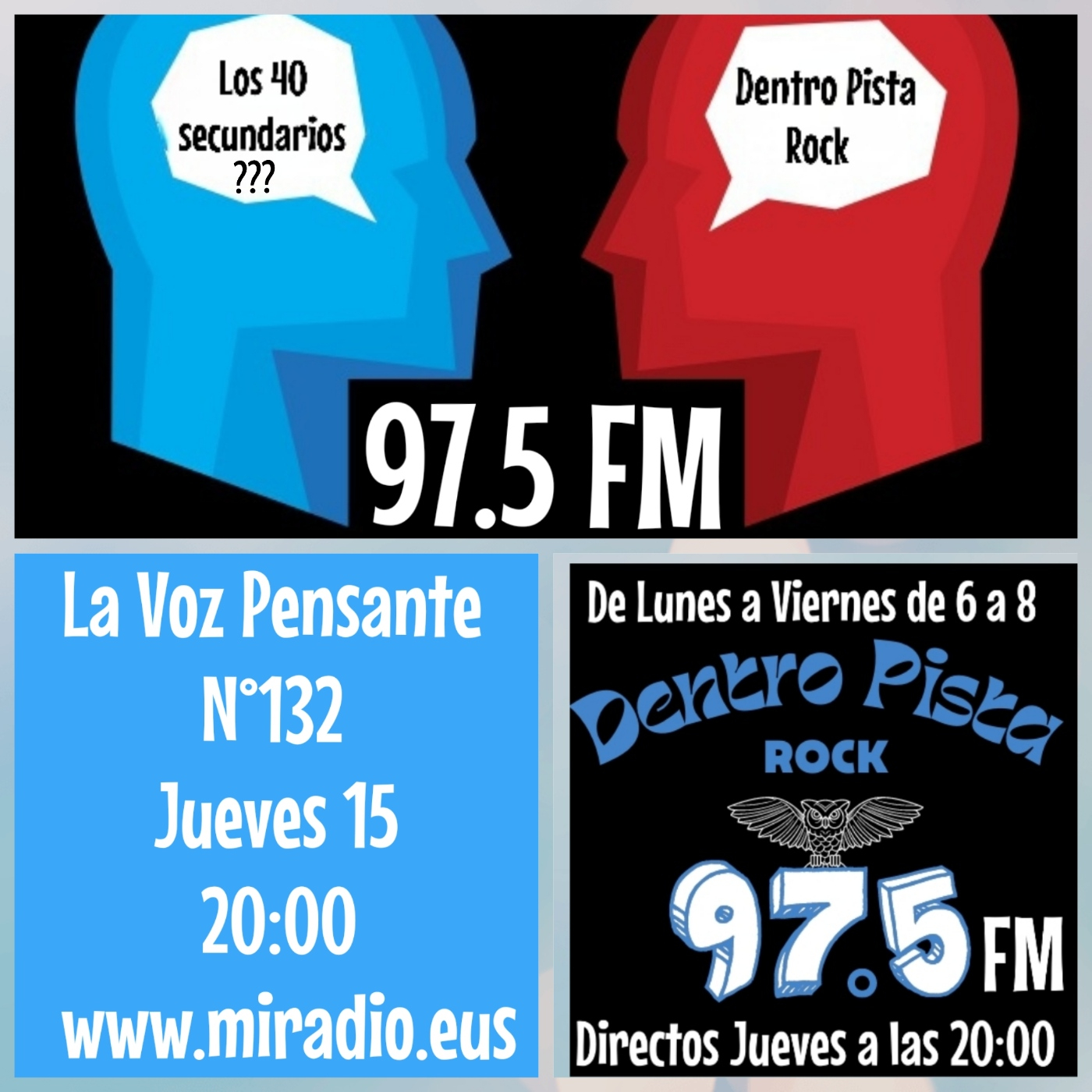 Dentro Pista Rock 97.5 FM