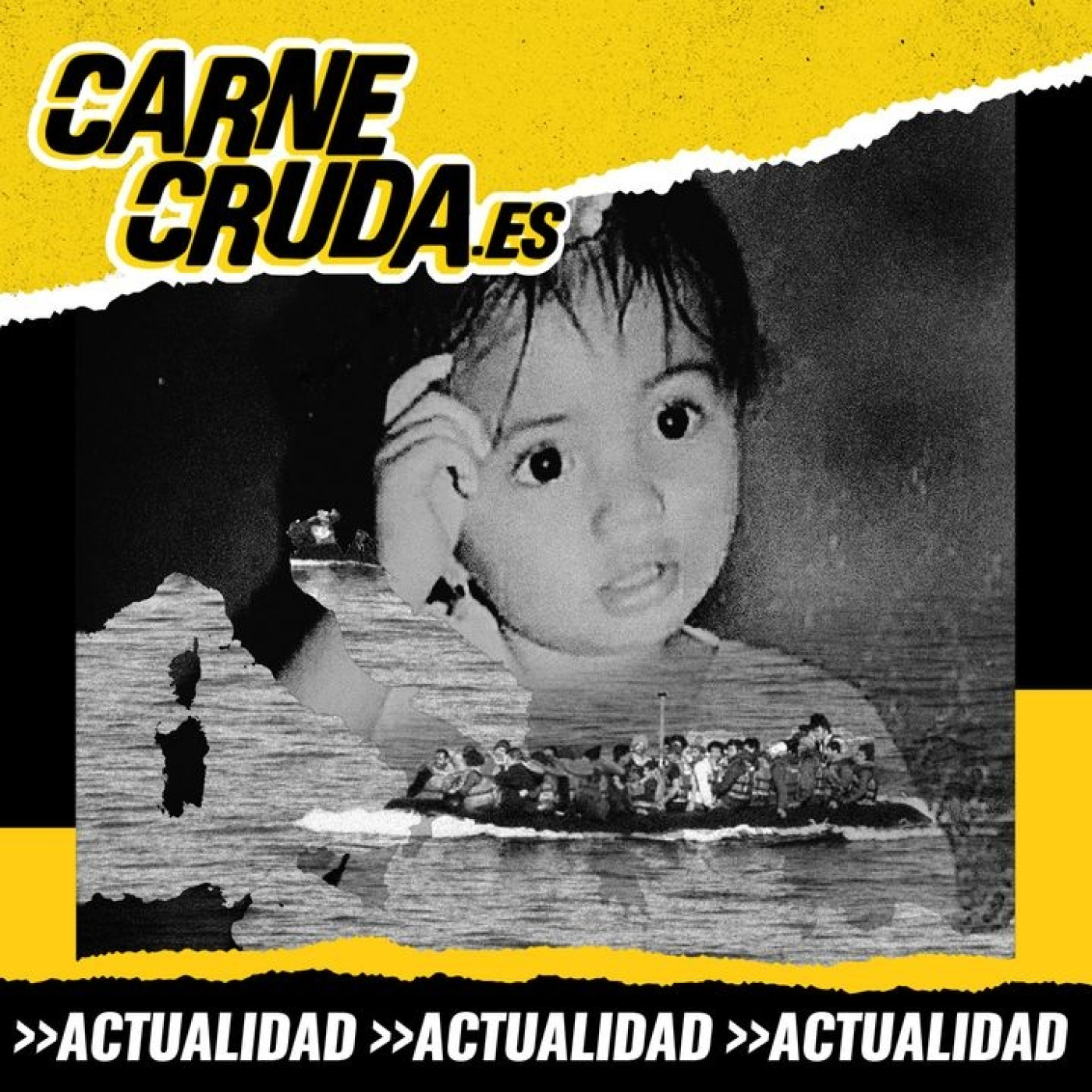 Rezwana, niña afgana huérfana en Europa (CARNE CRUDA #1278)