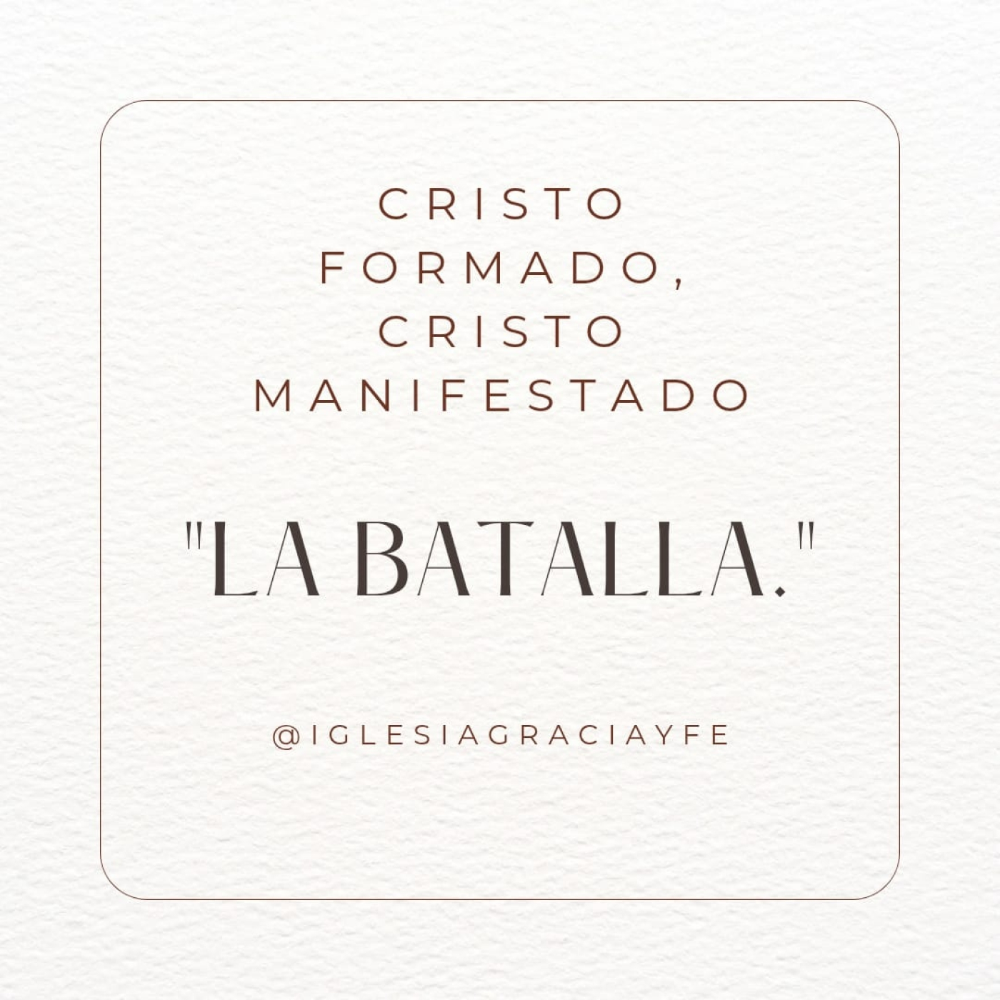 La batalla (Cristo formado, Cristo manifestado 30) - Pastor Kenneth Solá episode artwork