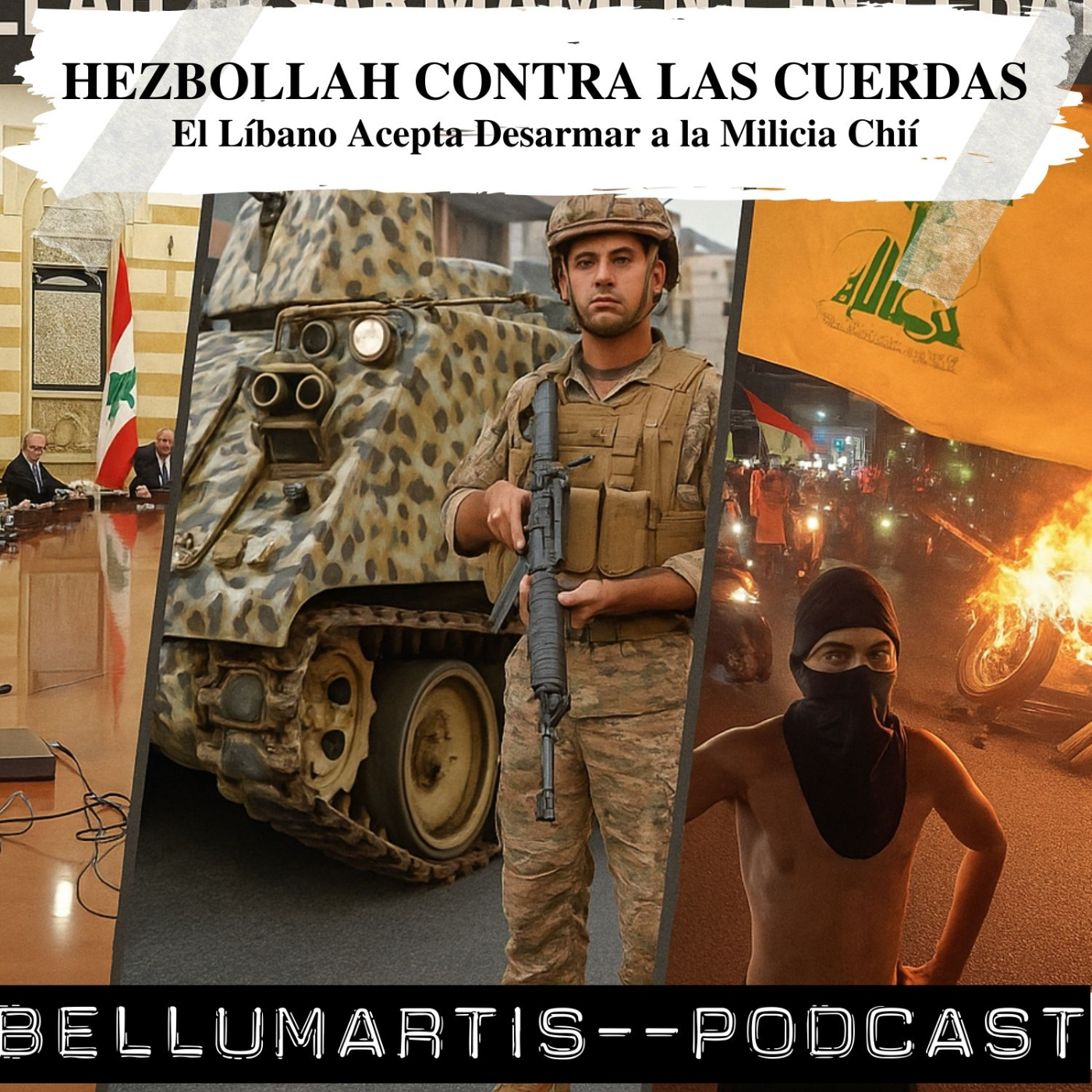 HEZBOLLAH CONTRA LAS CUERDAS: El Líbano Acepta Desarmar a la Milicia Chií con Apoyo de EE.UU.